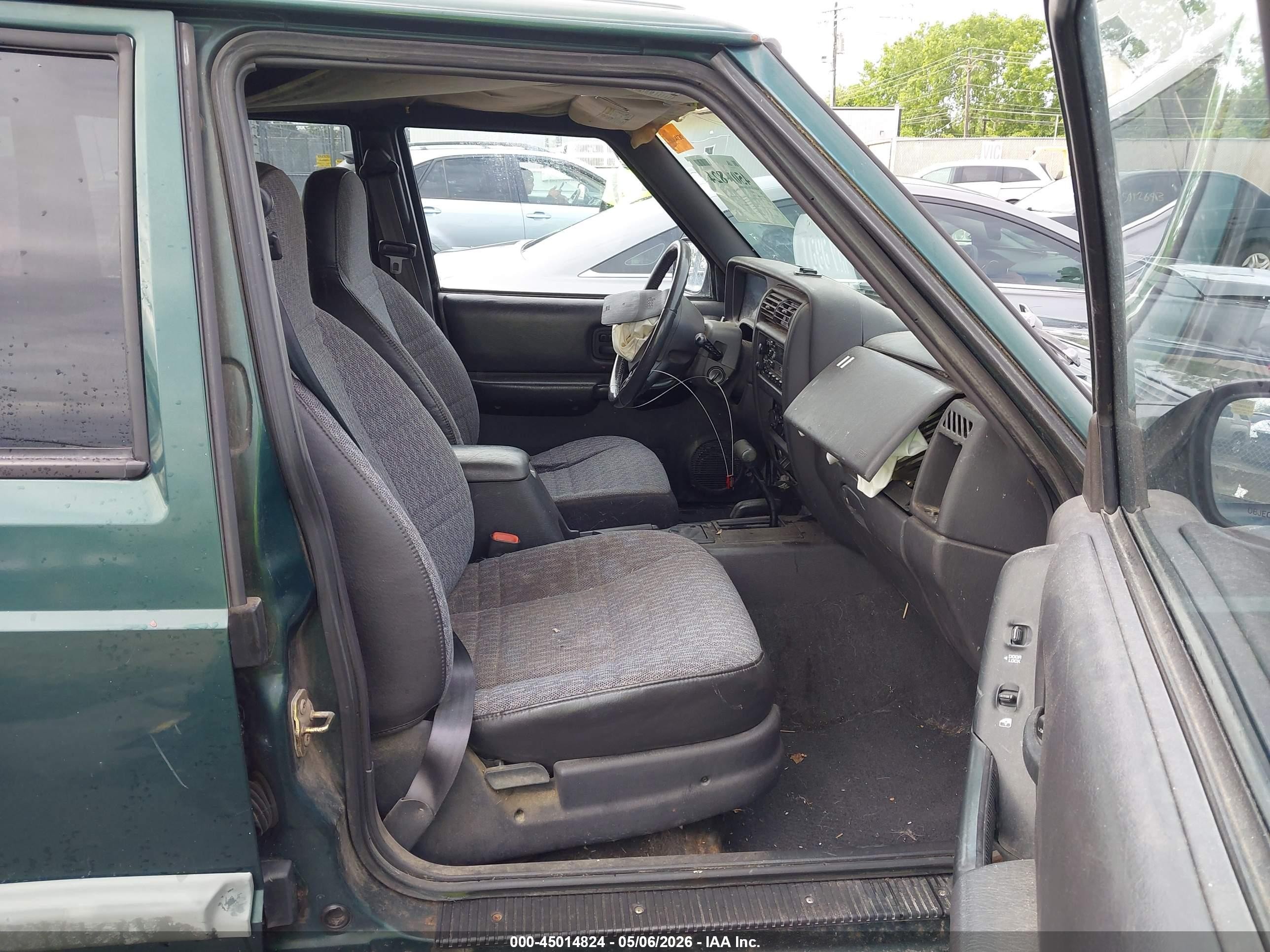 2001 Jeep Cherokee Sport Green vin: 1J4FF48S01L524796