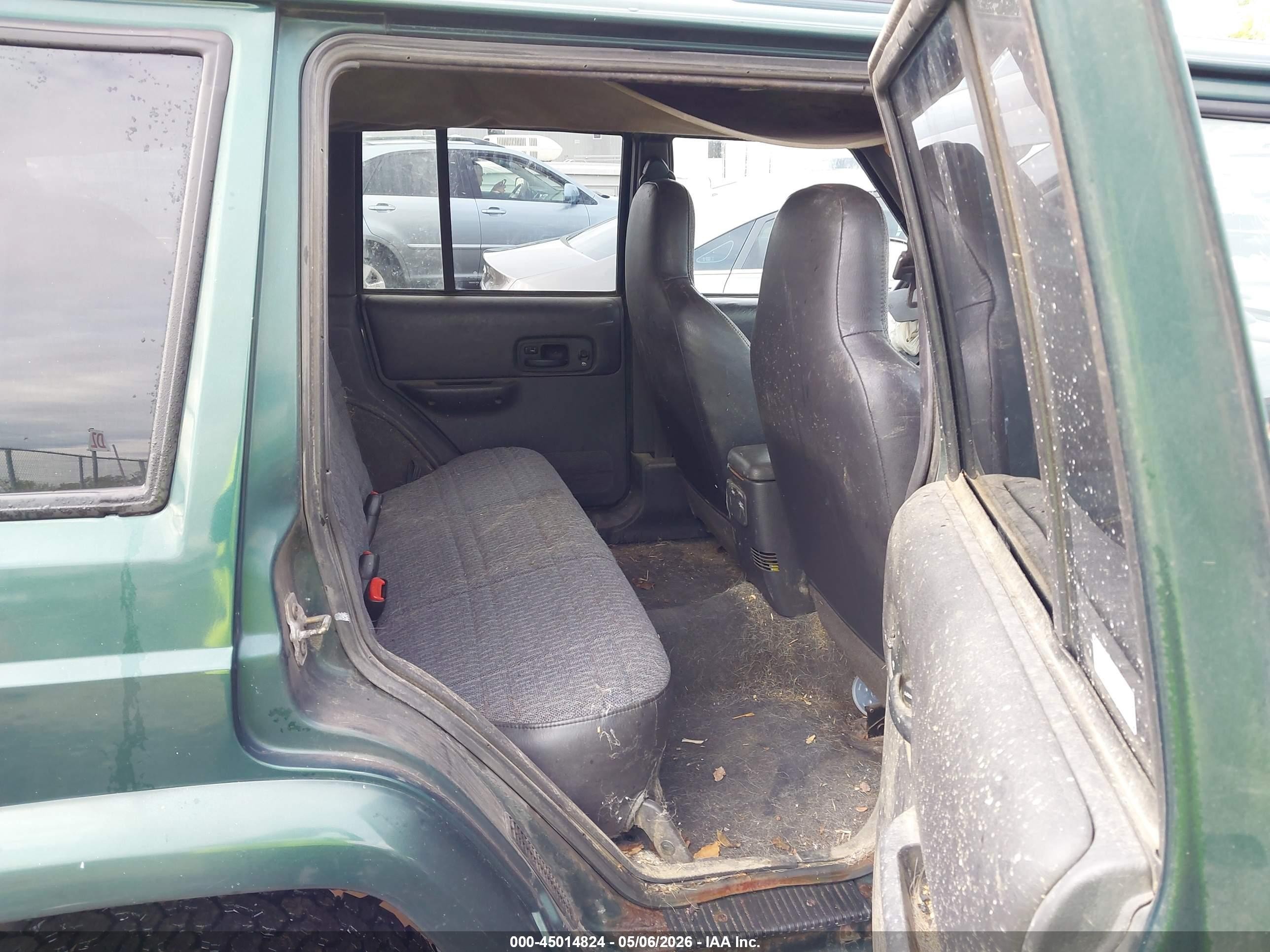 2001 Jeep Cherokee Sport Green vin: 1J4FF48S01L524796