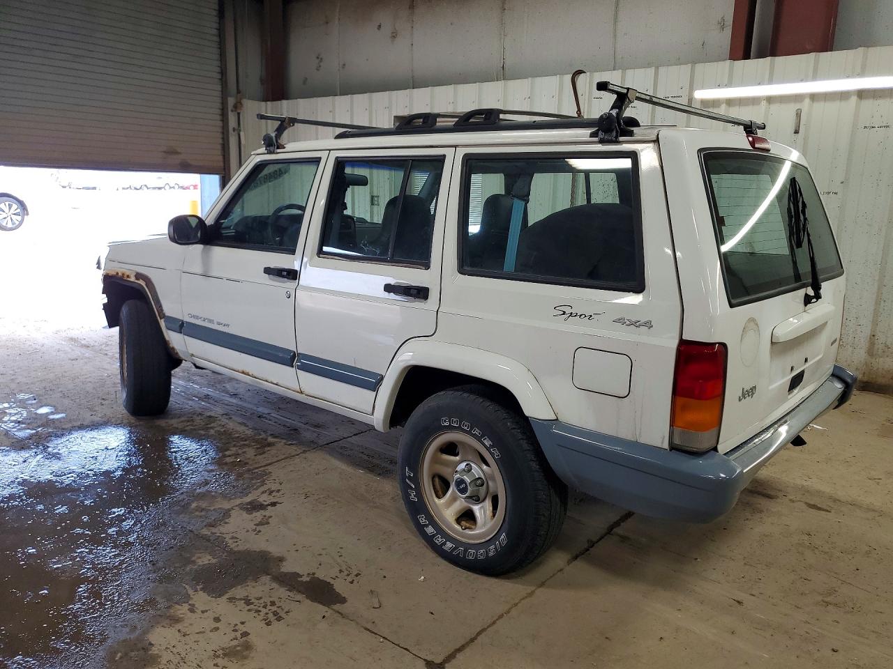 2001 Jeep Cherokee Sport White vin: 1J4FF48S01L591124