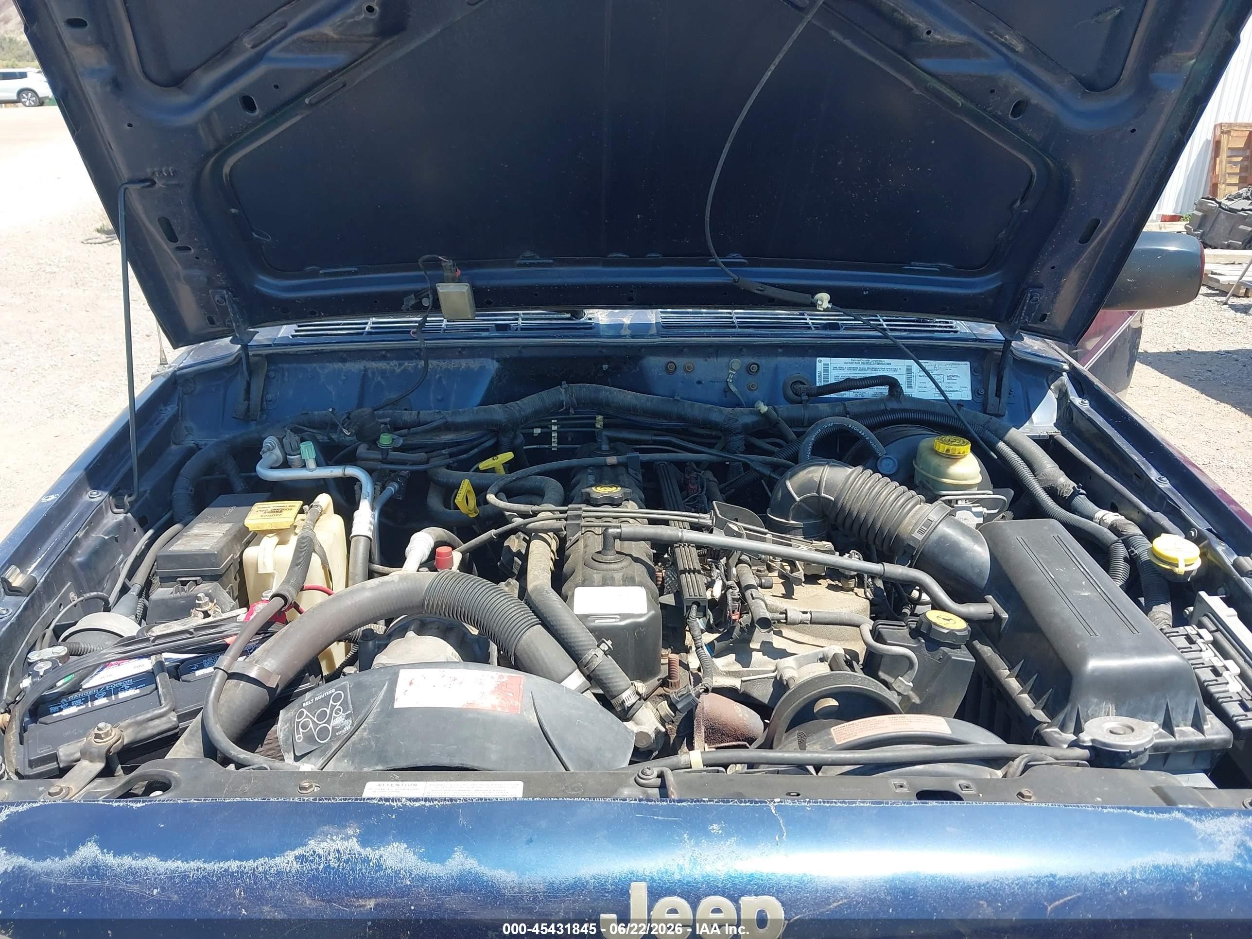 2000 Jeep Cherokee Sport Navy vin: 1J4FF48S0YL117880