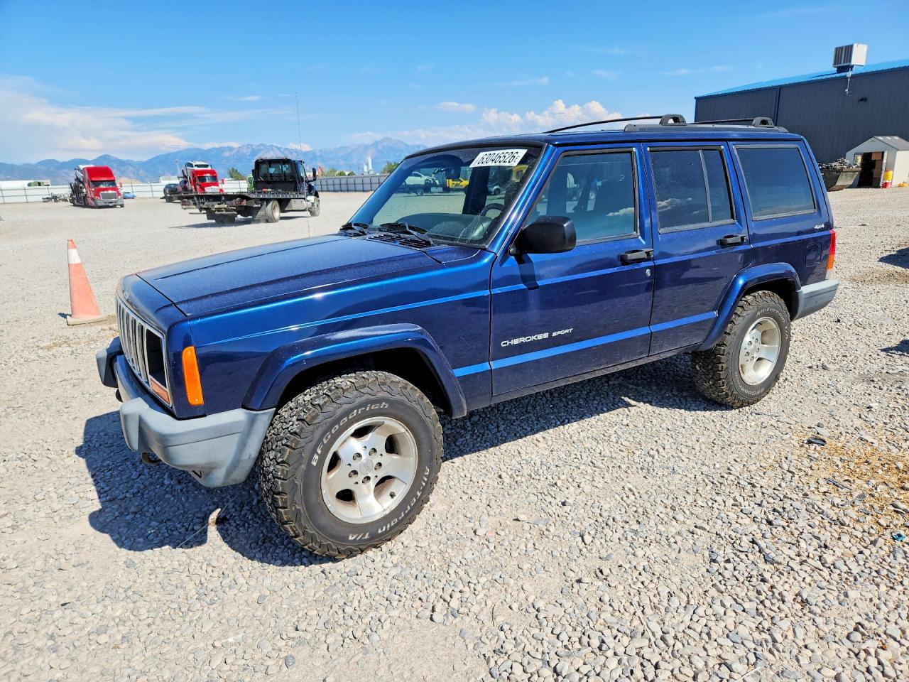 2000 Jeep Cherokee Sport Синий vin: 1J4FF48S0YL258822