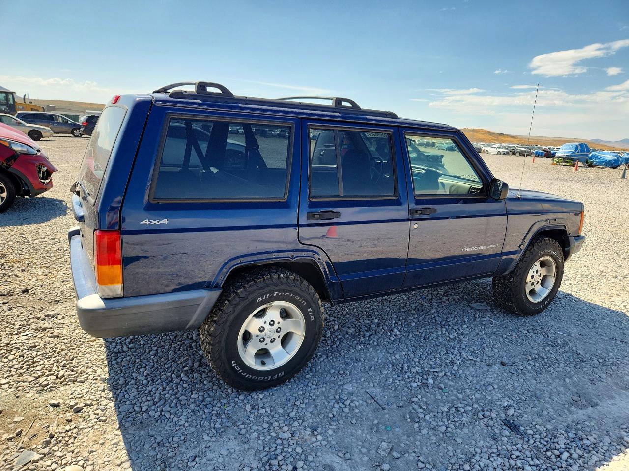 2000 Jeep Cherokee Sport Blue vin: 1J4FF48S0YL258822