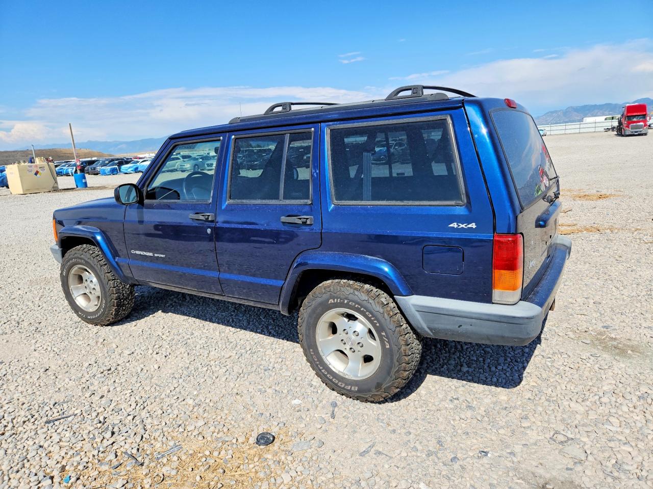 2000 Jeep Cherokee Sport Blue vin: 1J4FF48S0YL258822