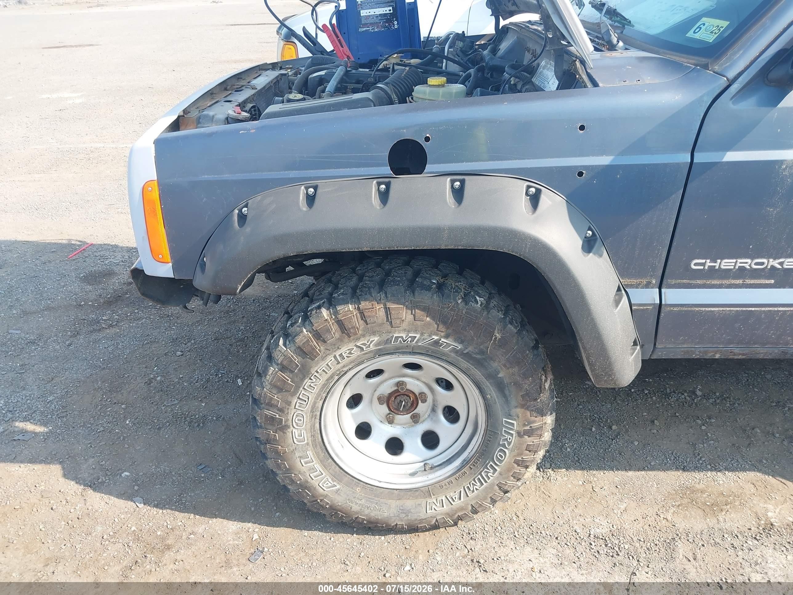 2001 Jeep Cherokee Sport Black vin: 1J4FF48S11L557032