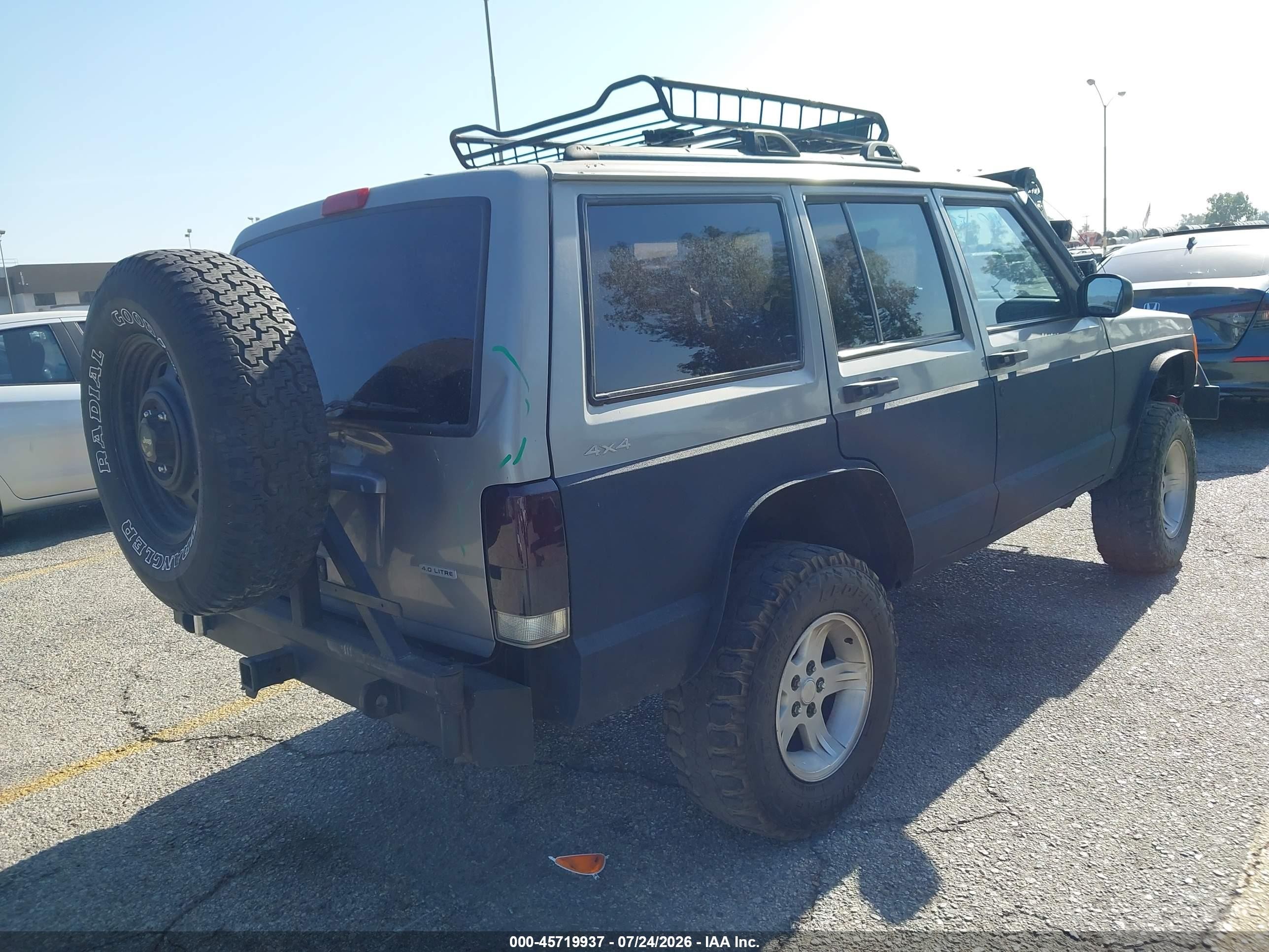 2001 Jeep Cherokee Sport Brown vin: 1J4FF48S21L510012