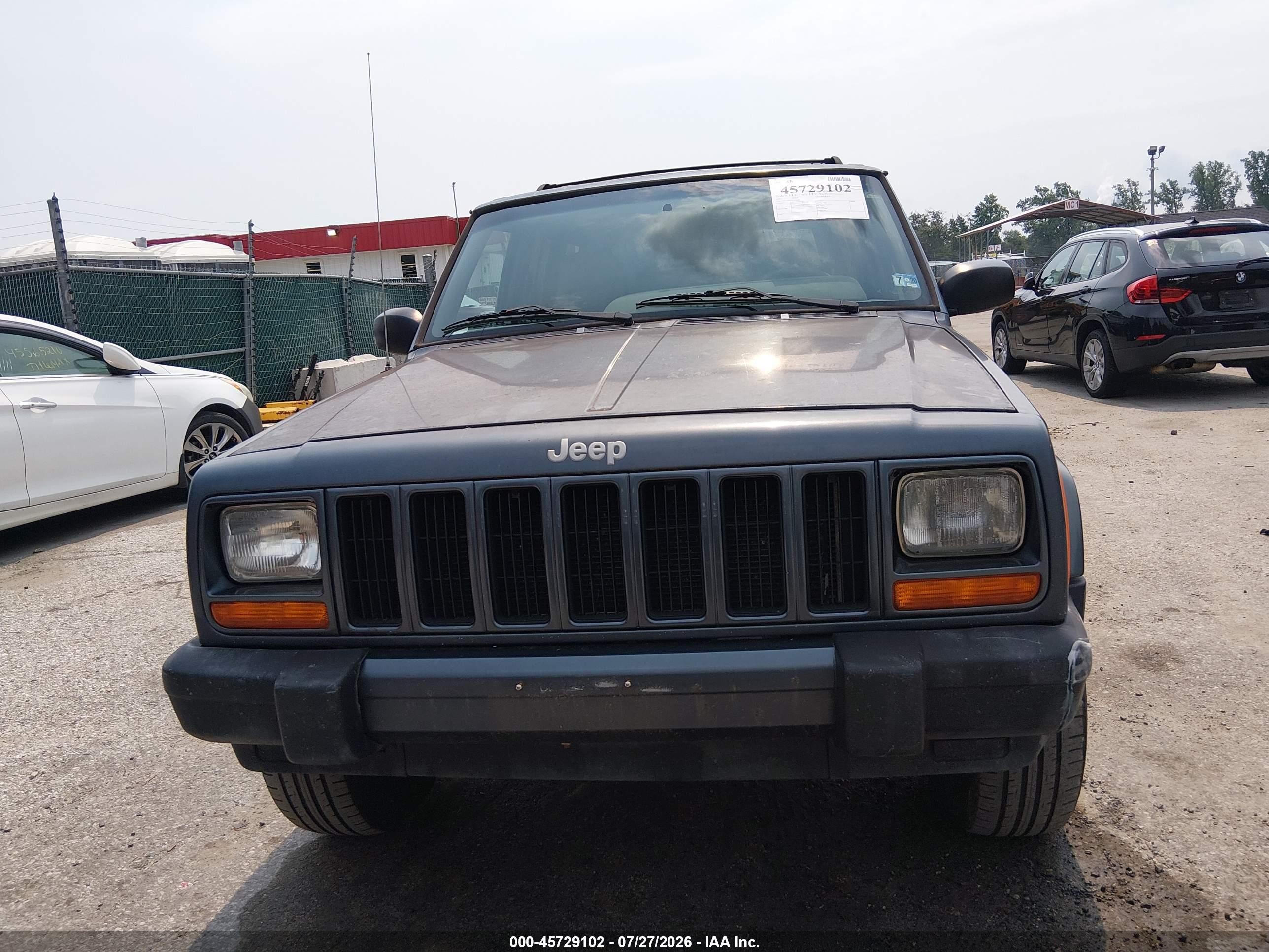2001 Jeep Cherokee Sport Gray vin: 1J4FF48S21L579380