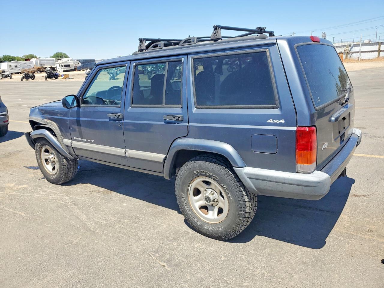 2001 Jeep Cherokee Sport Синий vin: 1J4FF48S21L600566