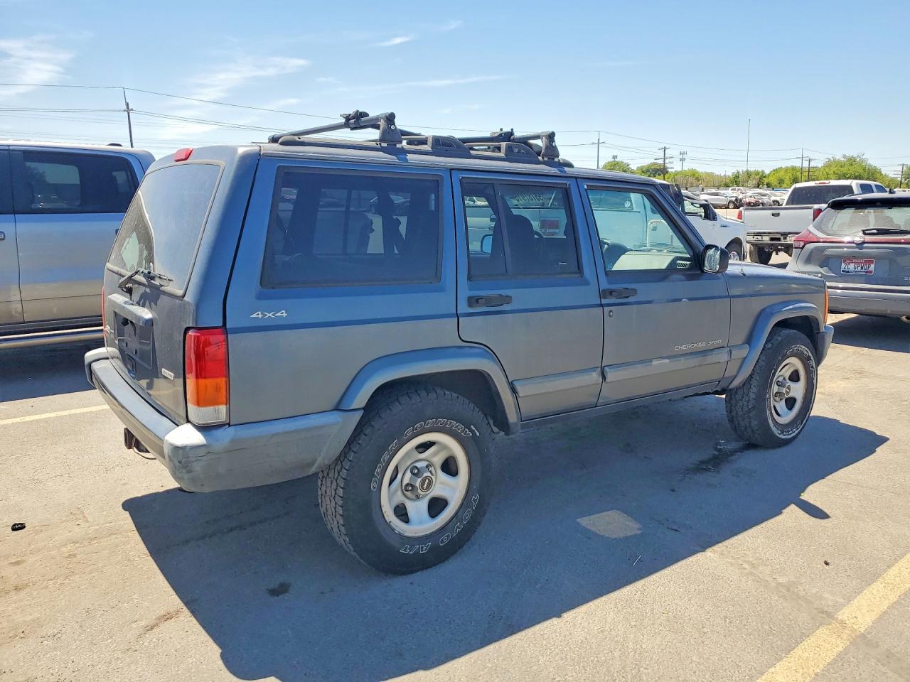 2001 Jeep Cherokee Sport Синий vin: 1J4FF48S21L600566
