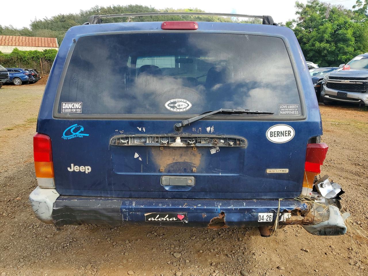 2001 Jeep Cherokee Sport Blue vin: 1J4FF48S21L610434