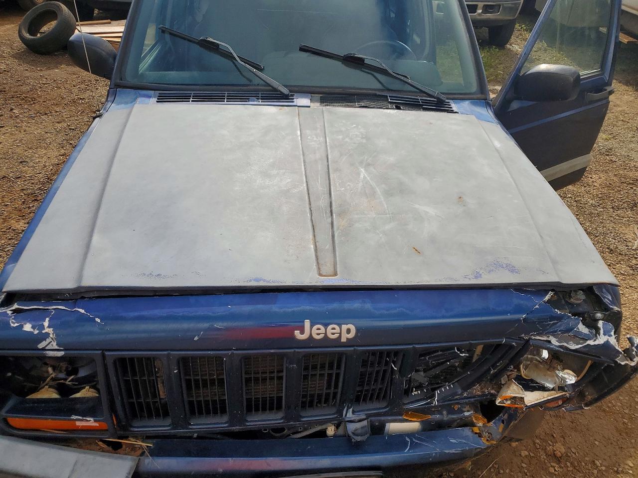 2001 Jeep Cherokee Sport Blue vin: 1J4FF48S21L610434