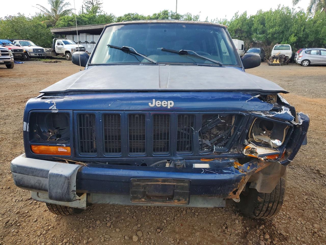 2001 Jeep Cherokee Sport Blue vin: 1J4FF48S21L610434