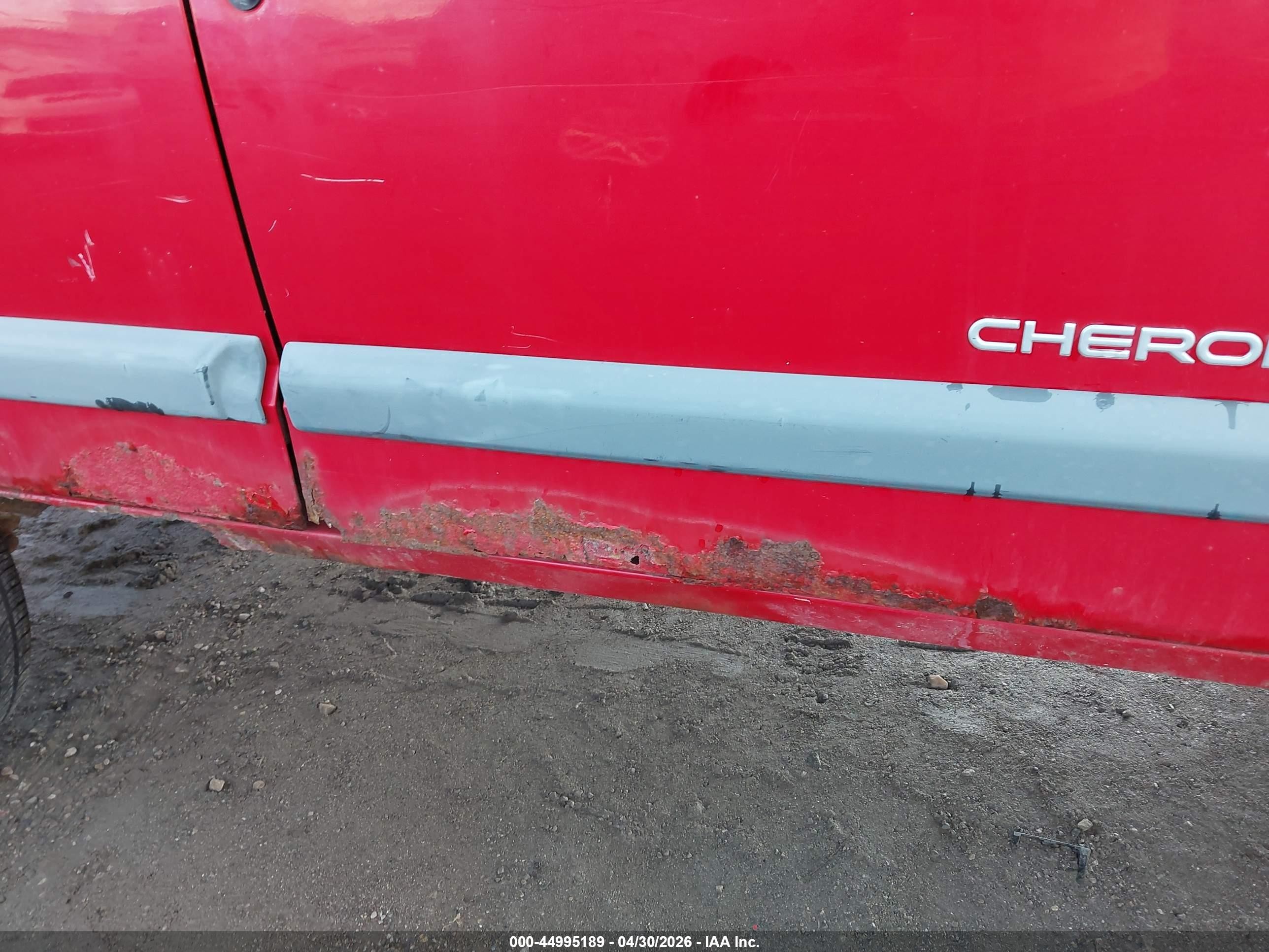 2000 Jeep Cherokee Sport Red vin: 1J4FF48S2YL112843