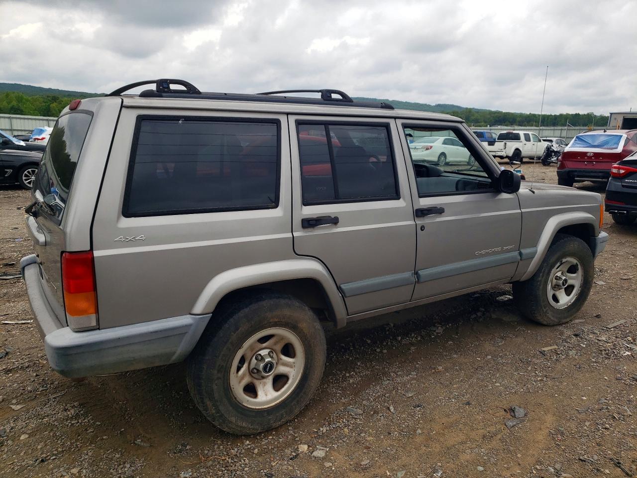 2000 Jeep Cherokee Sport Silver vin: 1J4FF48S2YL159631
