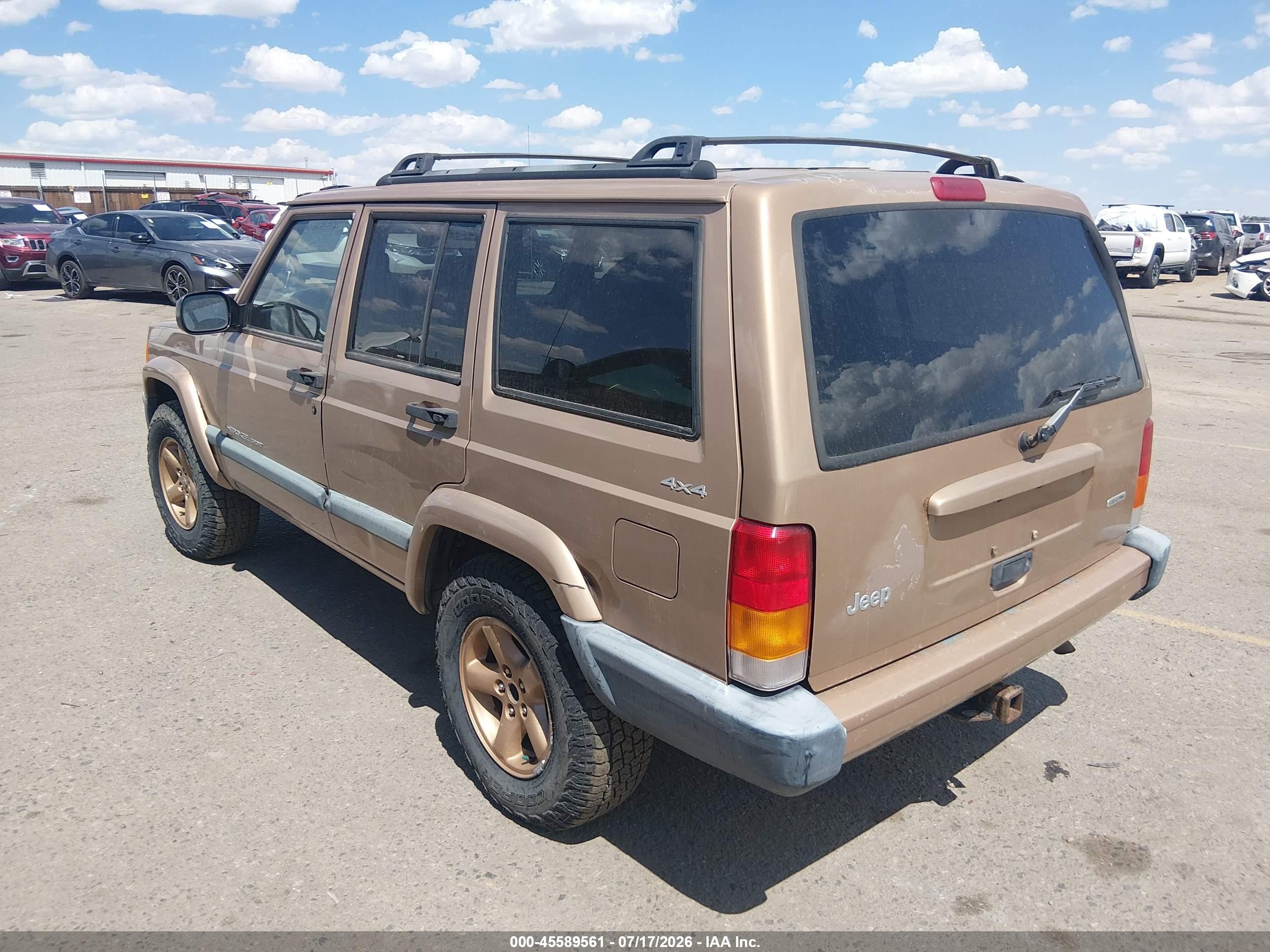 2000 Jeep Cherokee Sport Gold vin: 1J4FF48S2YL160410
