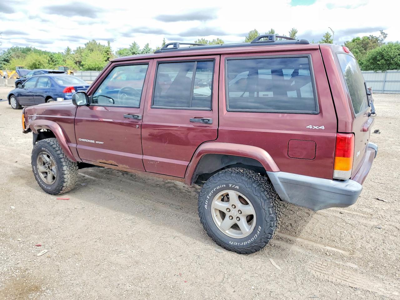 2001 Jeep Cherokee Sport Maroon vin: 1J4FF48S31L523304