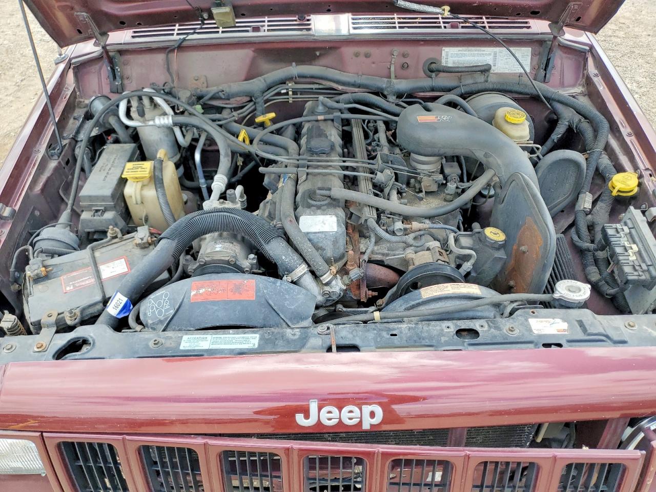 2001 Jeep Cherokee Sport Maroon vin: 1J4FF48S31L523304
