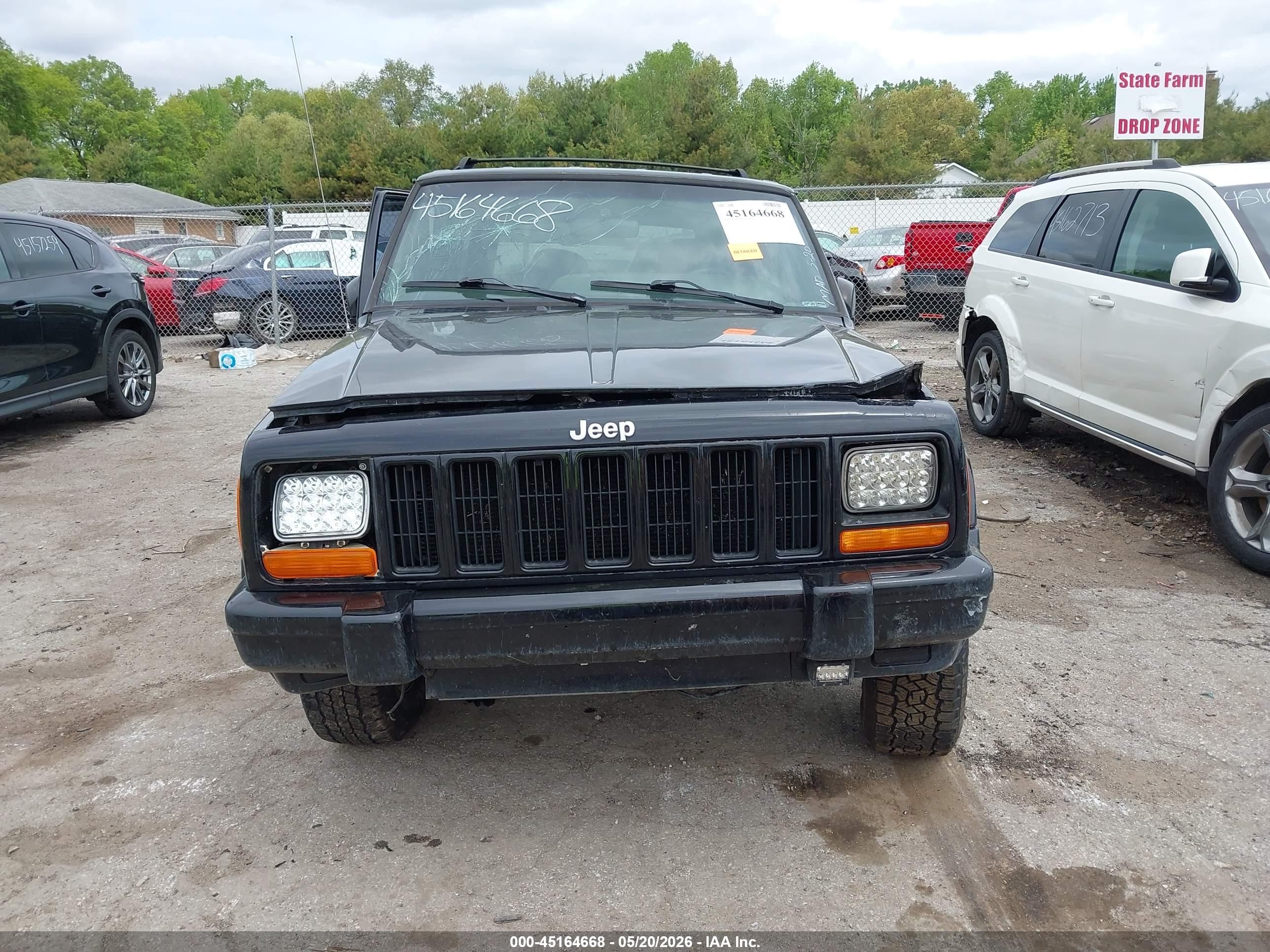2001 Jeep Cherokee Sport Black vin: 1J4FF48S31L612757