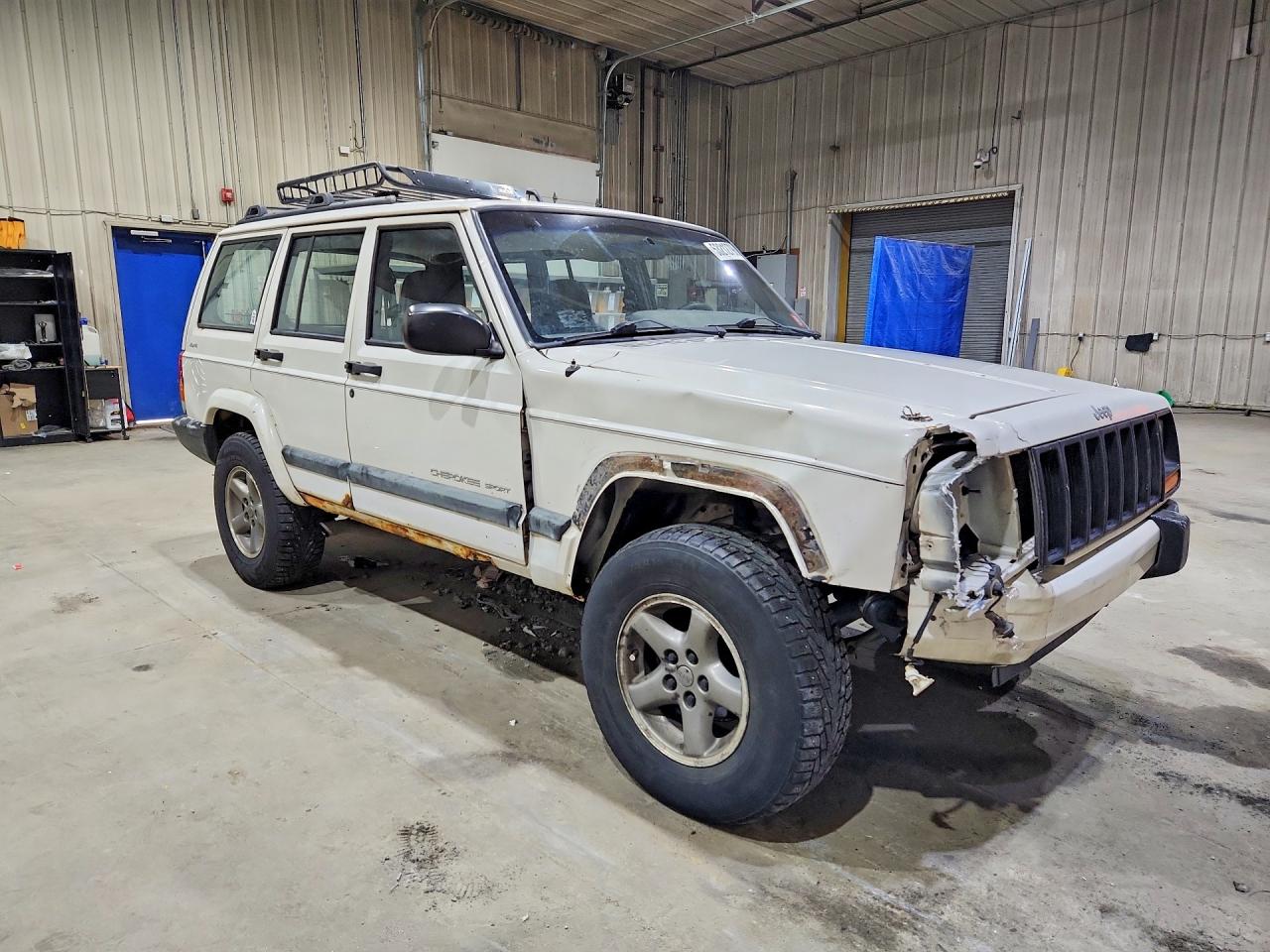 2000 Jeep Cherokee Sport White vin: 1J4FF48S3YL109921