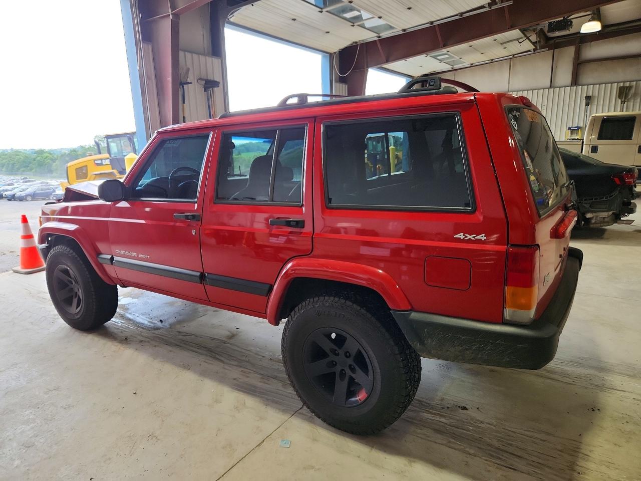 2001 Jeep Cherokee Sport Red vin: 1J4FF48S41L528804