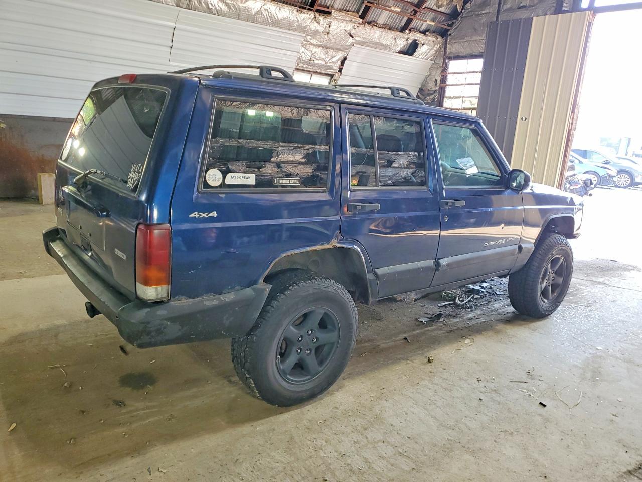 2001 Jeep Cherokee Sport Blue vin: 1J4FF48S41L559163