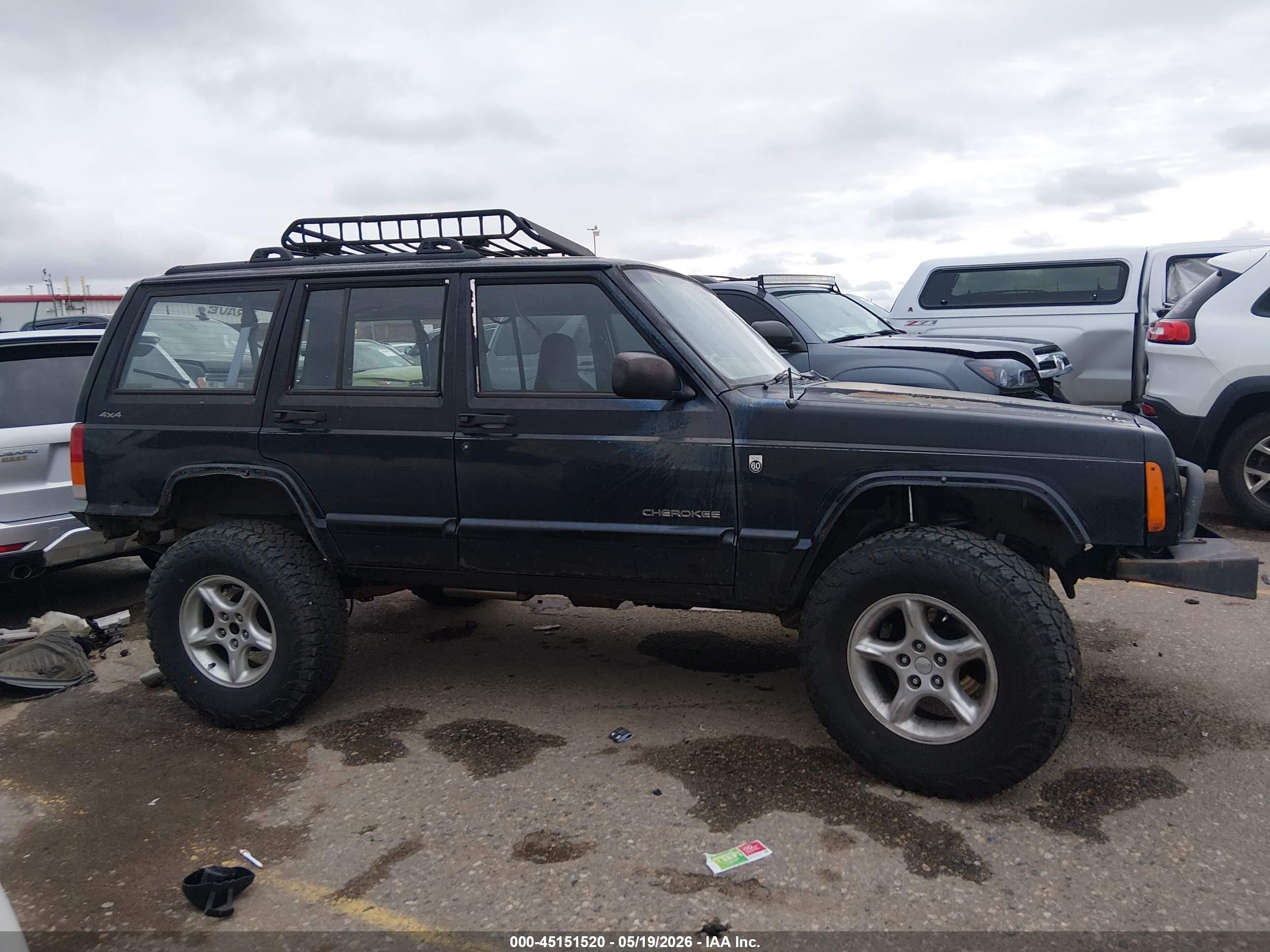 2001 Jeep Cherokee Sport Black vin: 1J4FF48S41L612170