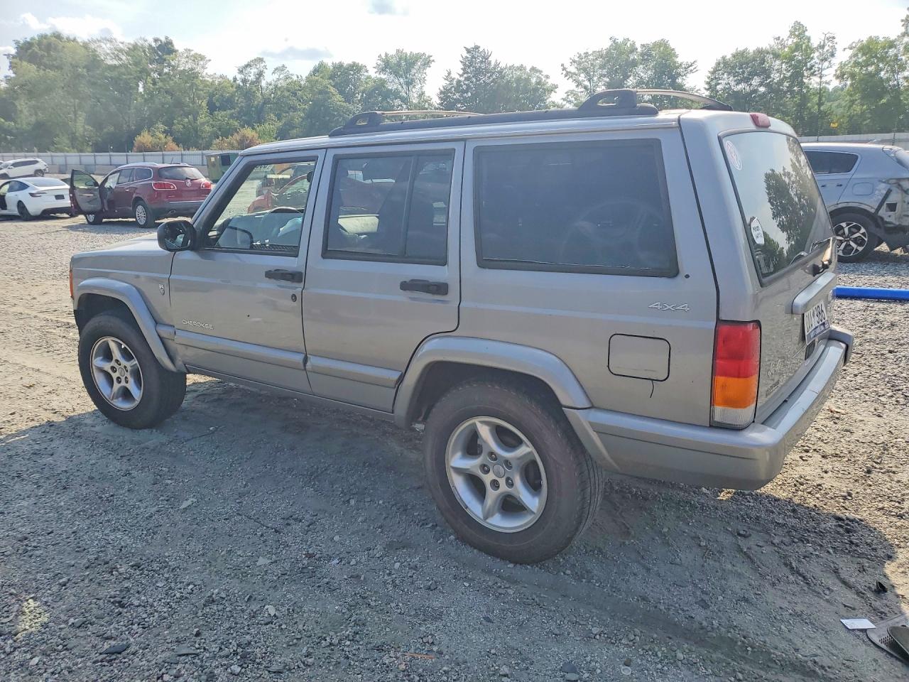 2001 Jeep Cherokee Sport Silver vin: 1J4FF48S41L614629
