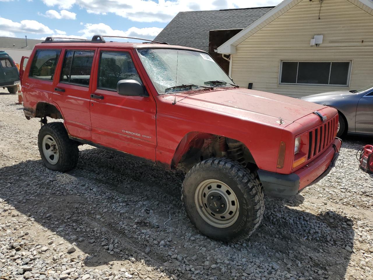 2001 Jeep Cherokee Red vin: 1J4FF48S51L569457
