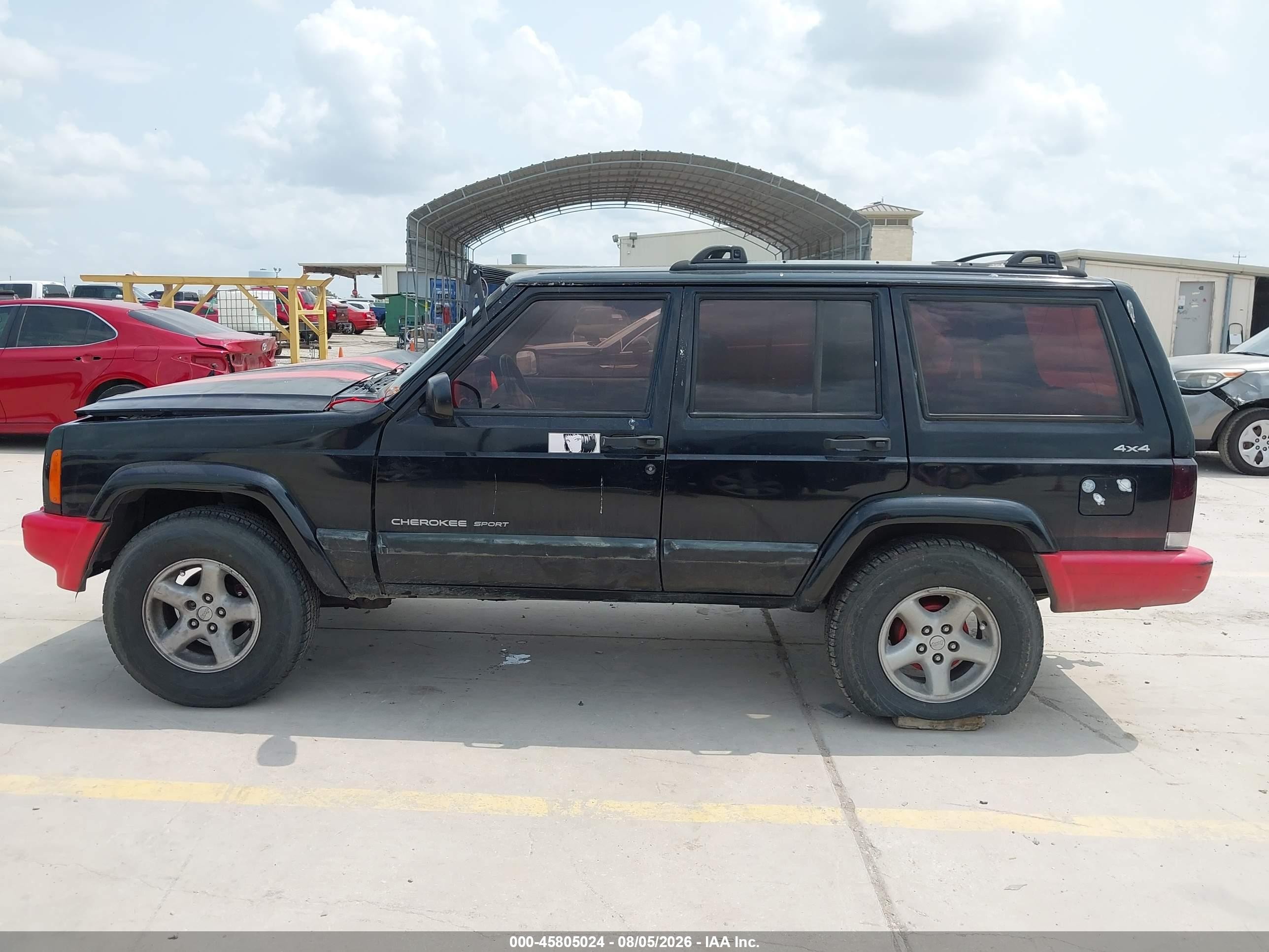 2001 Jeep Cherokee Sport Черный vin: 1J4FF48S51L588137