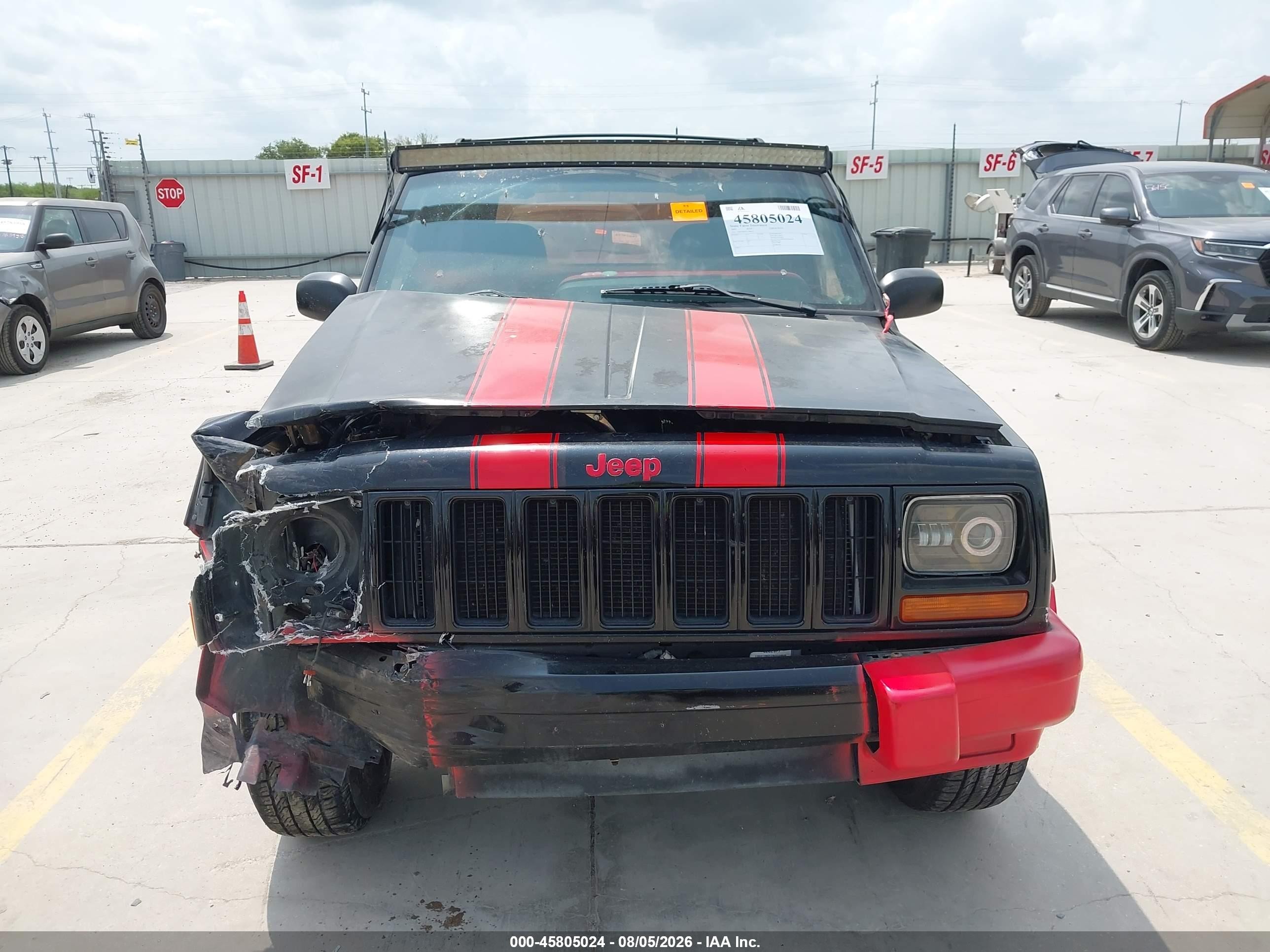 2001 Jeep Cherokee Sport Черный vin: 1J4FF48S51L588137