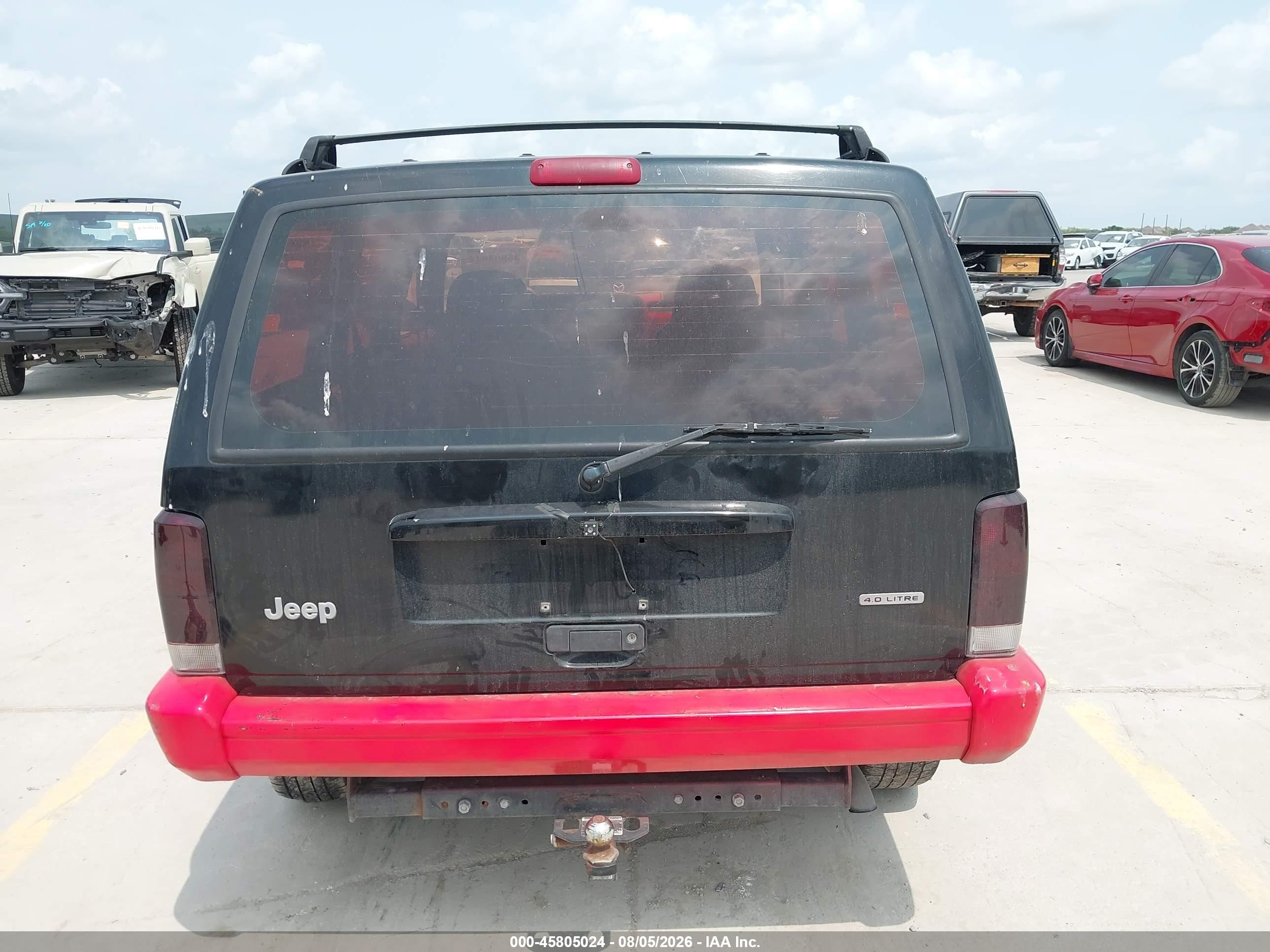 2001 Jeep Cherokee Sport Черный vin: 1J4FF48S51L588137