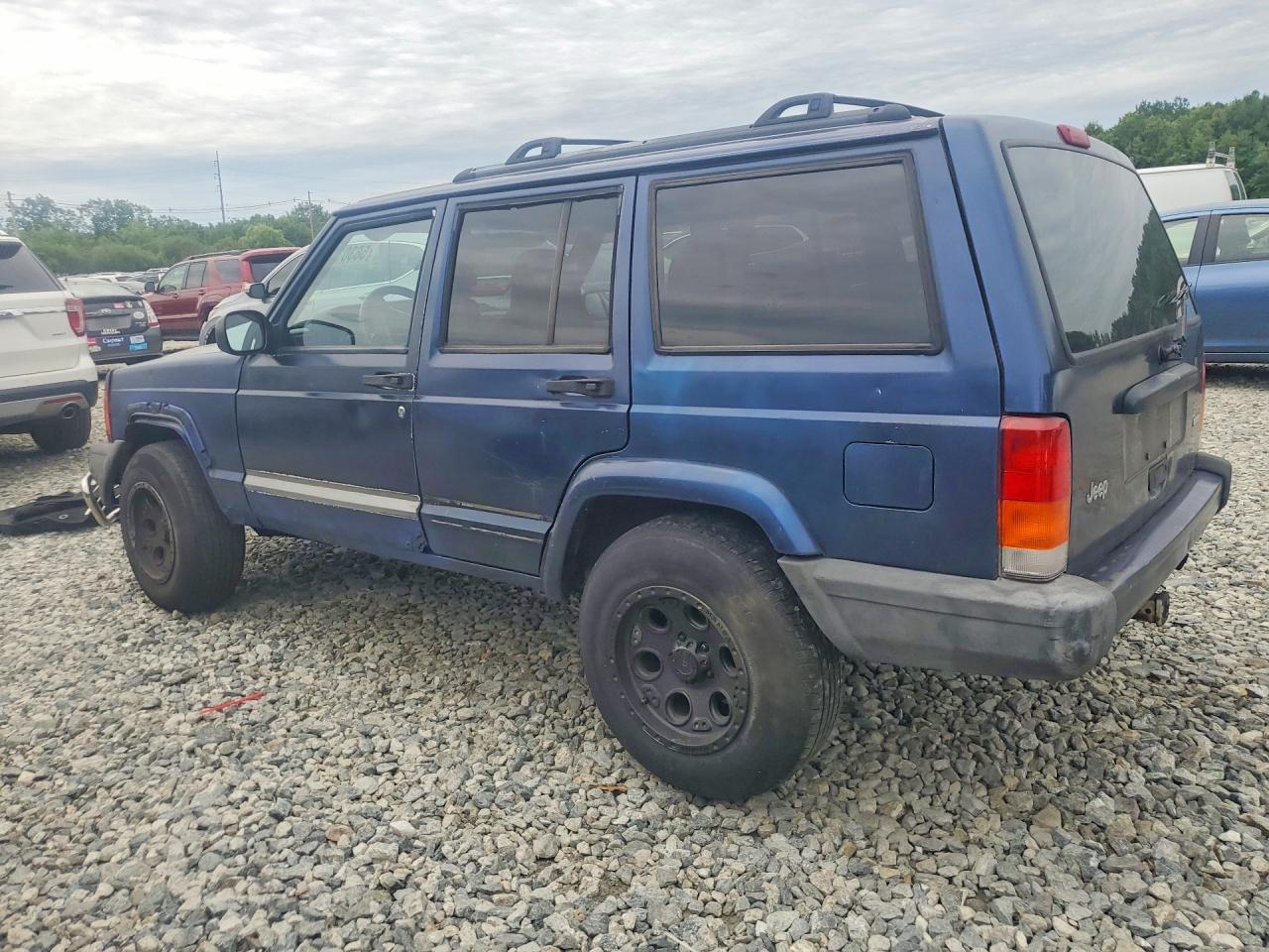 2001 Jeep Cherokee Sport Blue vin: 1J4FF48S51L588171
