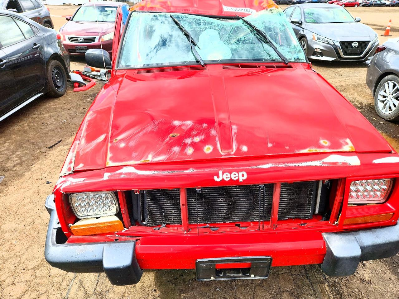 2000 Jeep Cherokee Sport Red vin: 1J4FF48S5YL118099
