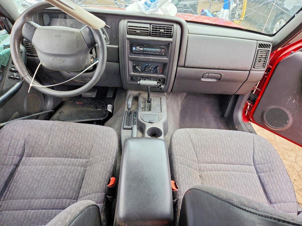 2000 Jeep Cherokee Sport Red vin: 1J4FF48S5YL118099