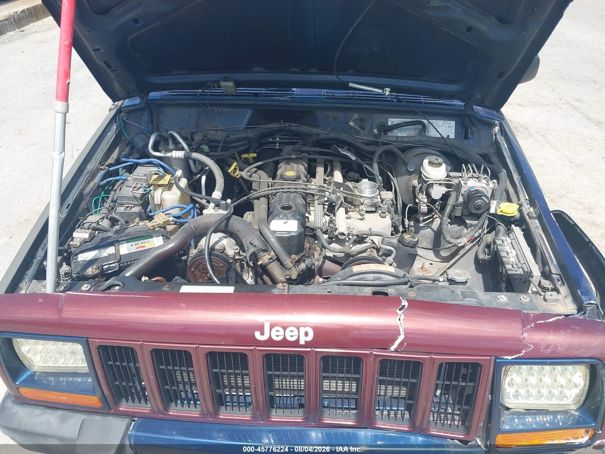 2000 Jeep Cherokee Sport Dark Blue vin: 1J4FF48S5YL250912