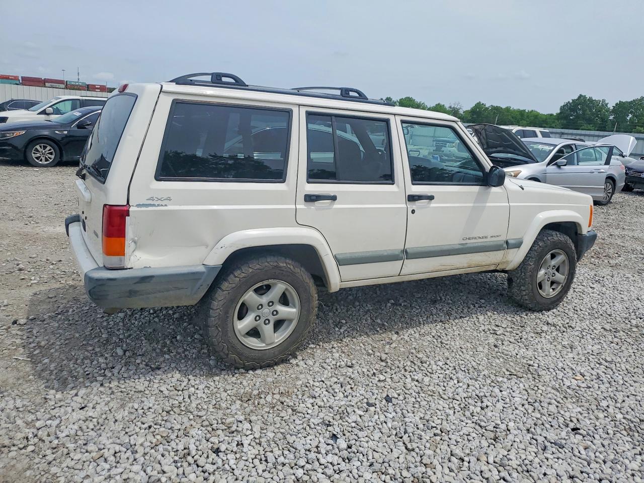 2001 Jeep Cherokee Sport White vin: 1J4FF48S61L514550