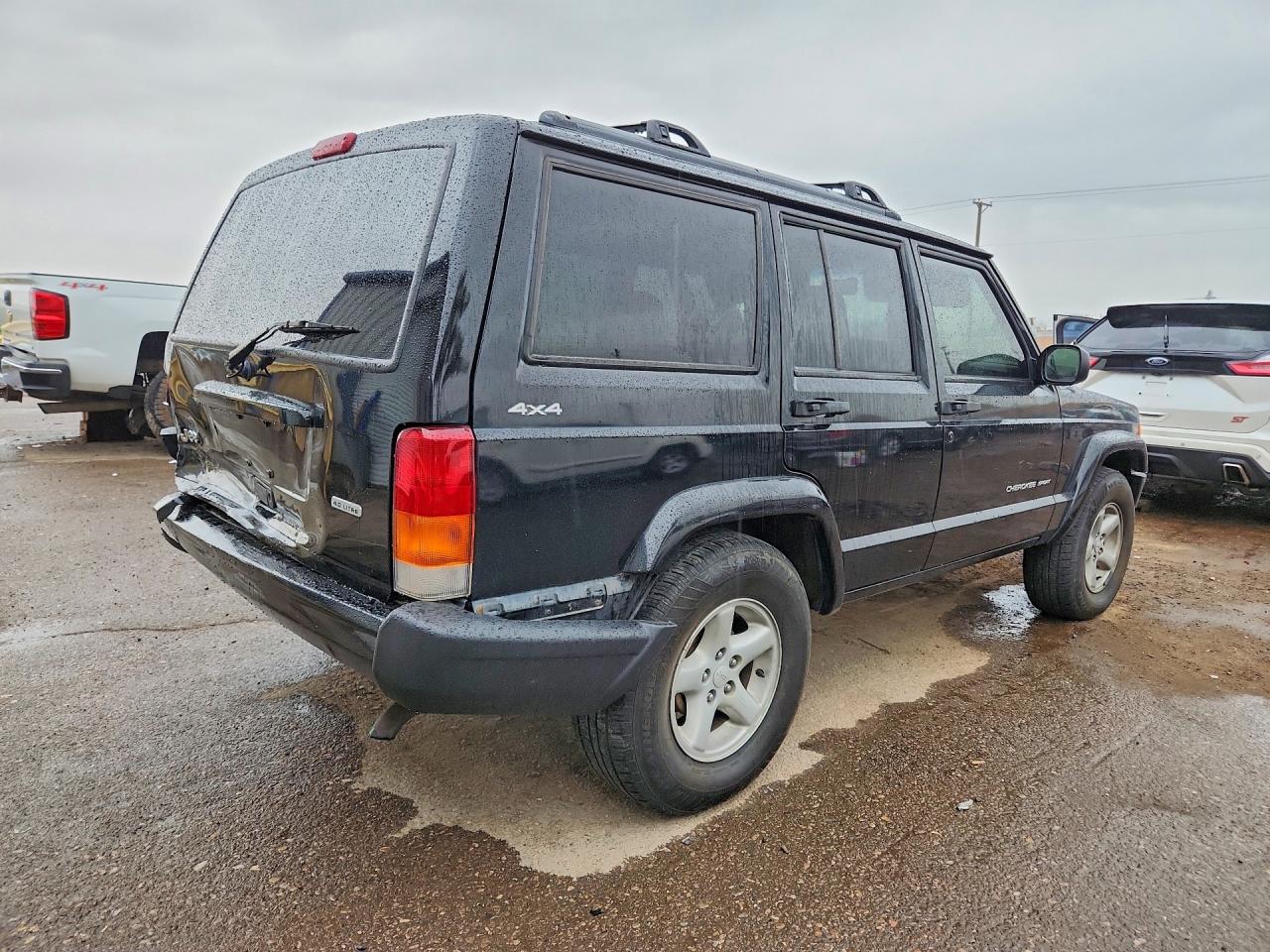 2001 Jeep Cherokee Sport Black vin: 1J4FF48S61L547161