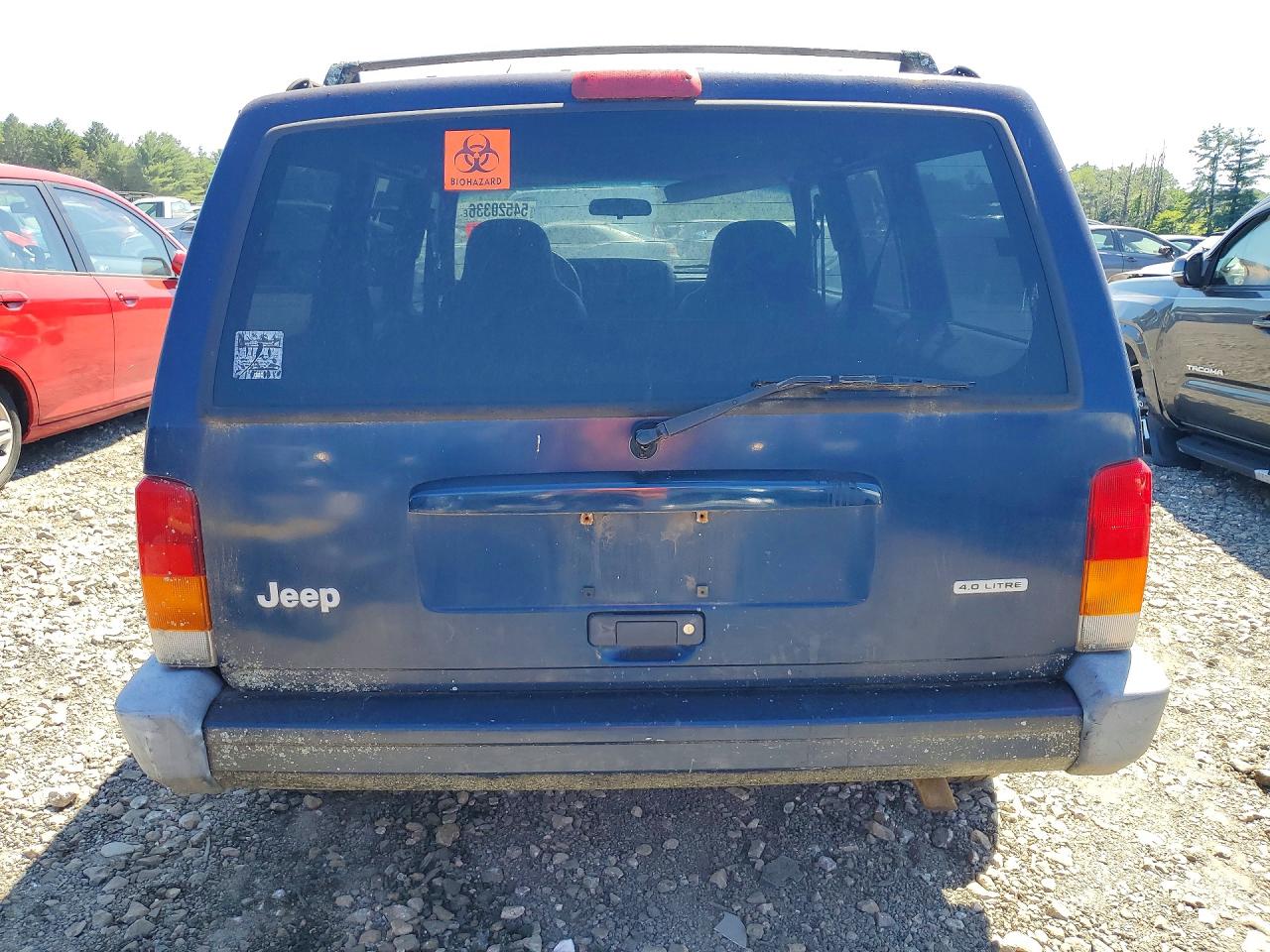 2001 Jeep Cherokee Sport Синий vin: 1J4FF48S61L613546