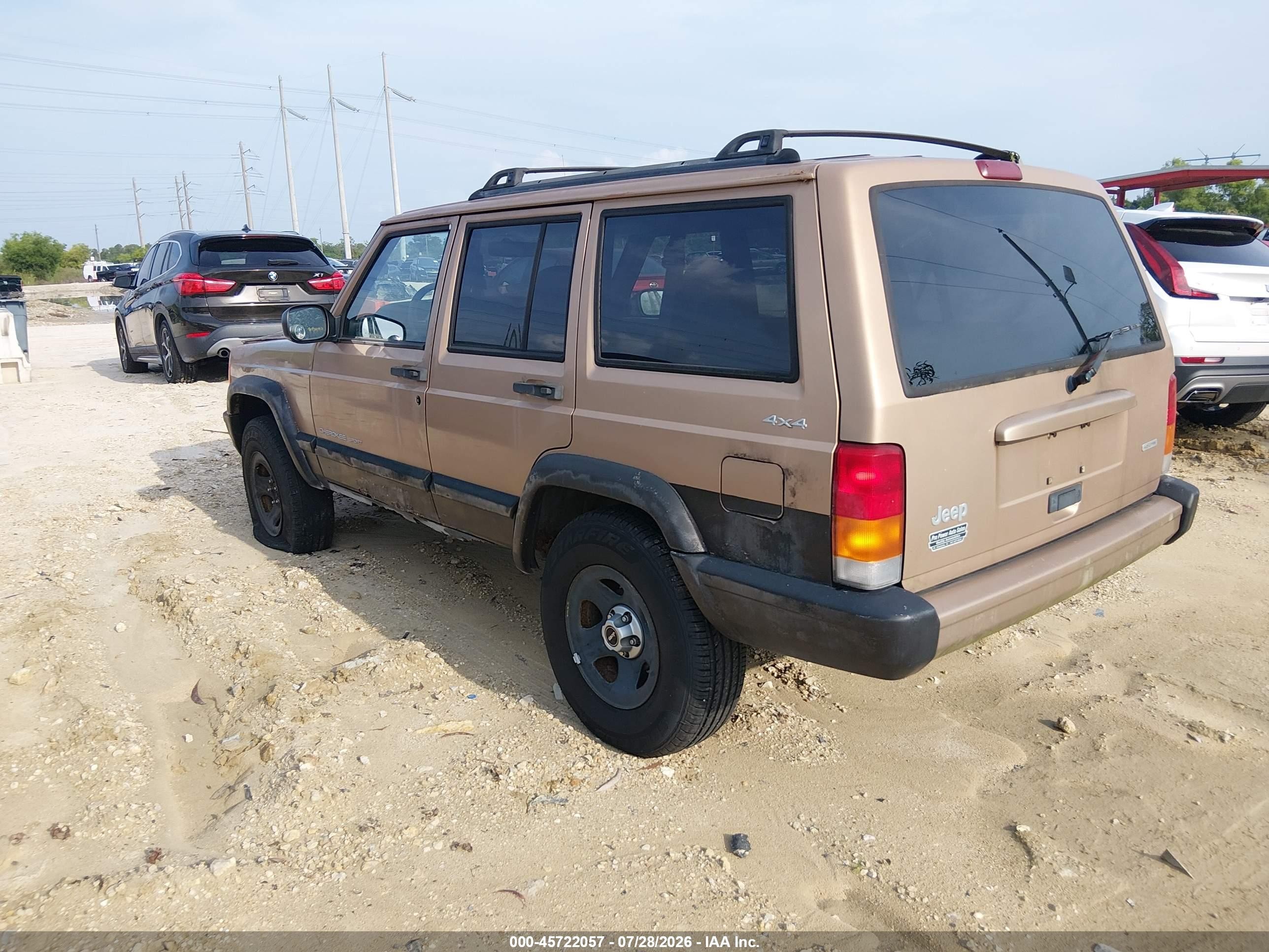 2000 Jeep Cherokee Sport Champagne vin: 1J4FF48S6YL140452