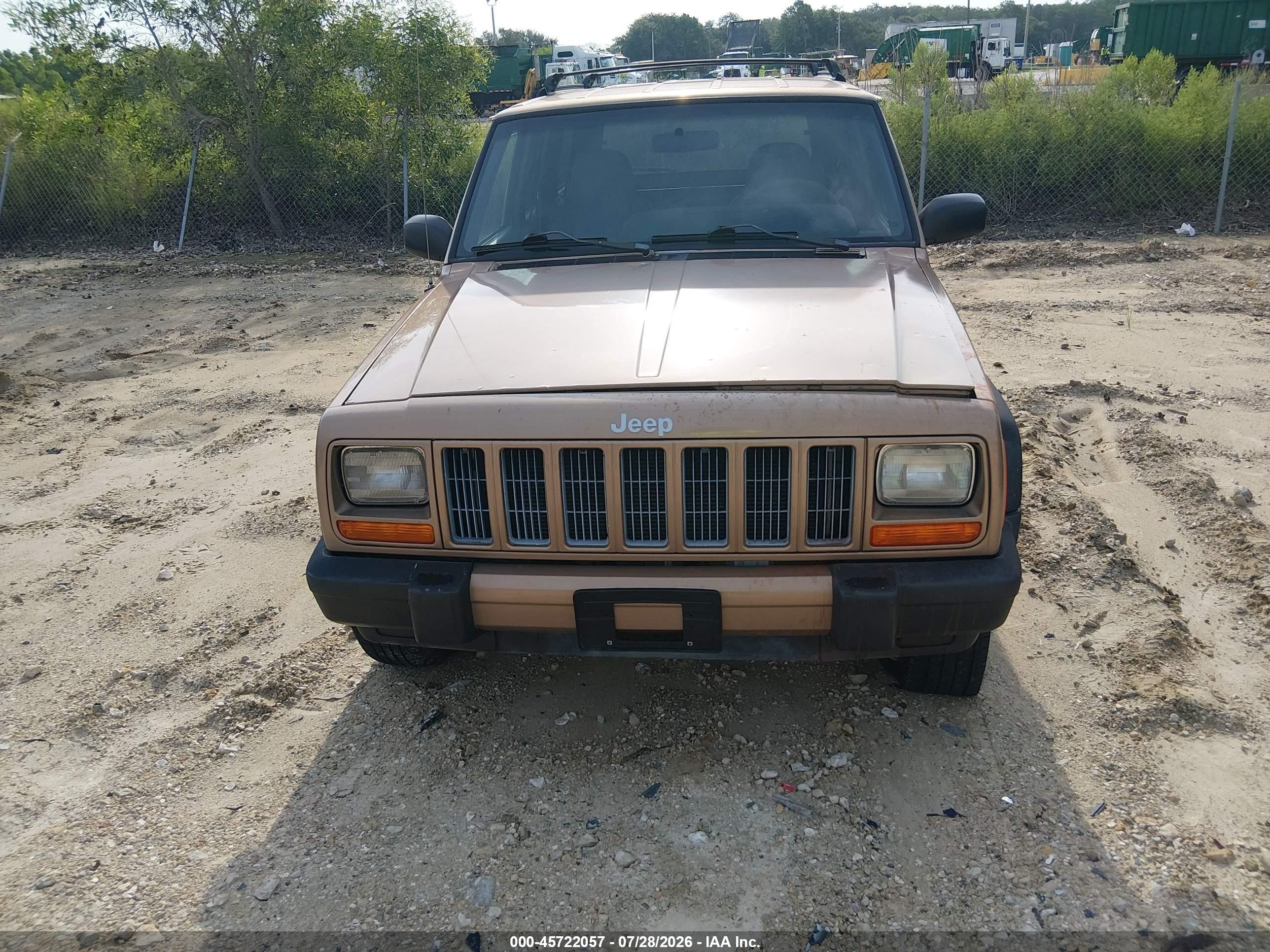 2000 Jeep Cherokee Sport Champagne vin: 1J4FF48S6YL140452