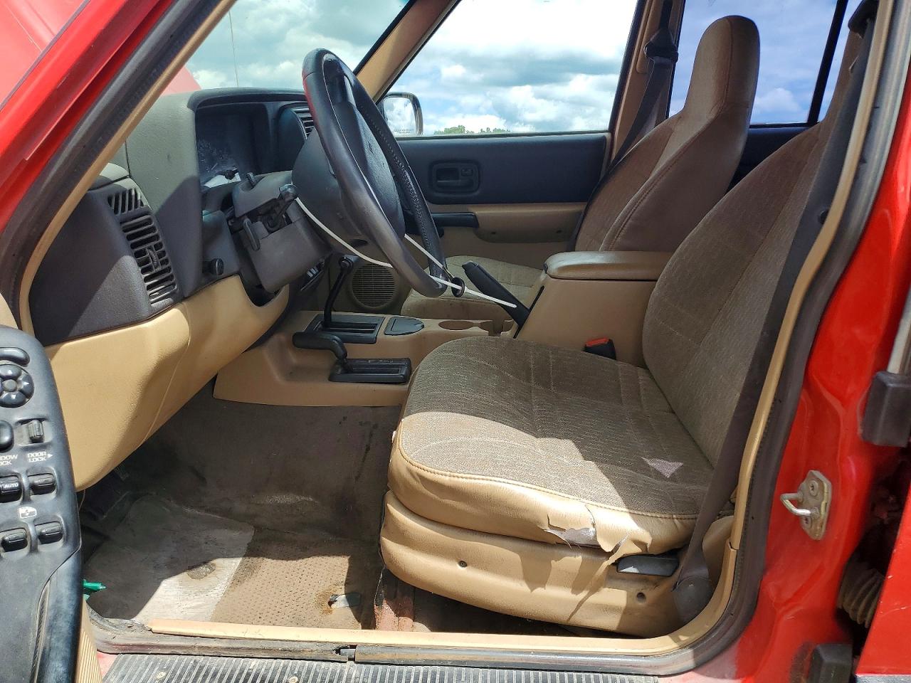 2000 Jeep Cheeroke Red vin: 1J4FF48S6YL160250