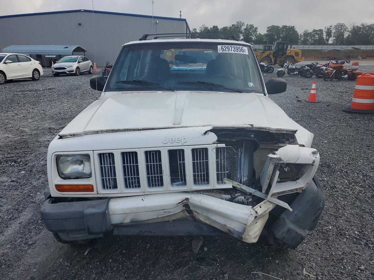 2000 Jeep Cherokee Sport White vin: 1J4FF48S6YL225775
