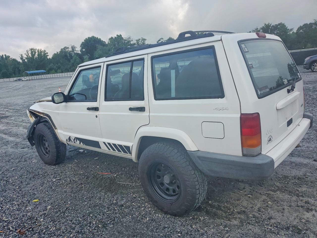2000 Jeep Cherokee Sport White vin: 1J4FF48S6YL225775