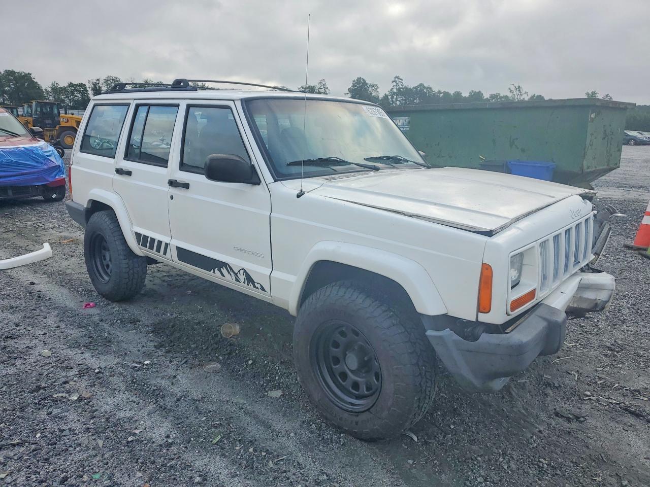 2000 Jeep Cherokee Sport White vin: 1J4FF48S6YL225775