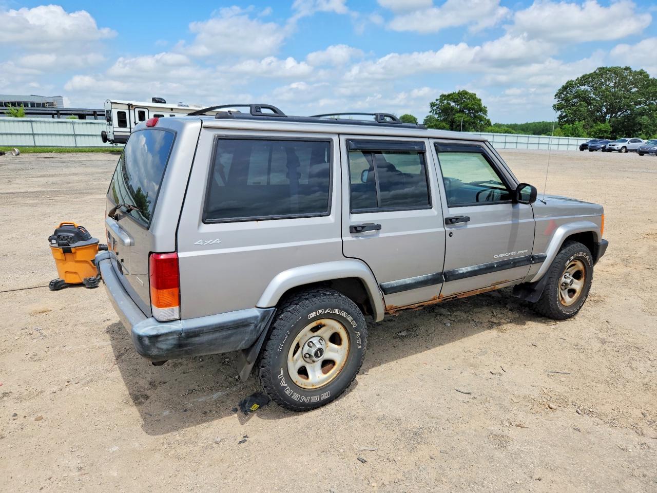 2001 Jeep Cherokee Sport Gray vin: 1J4FF48S71L536184