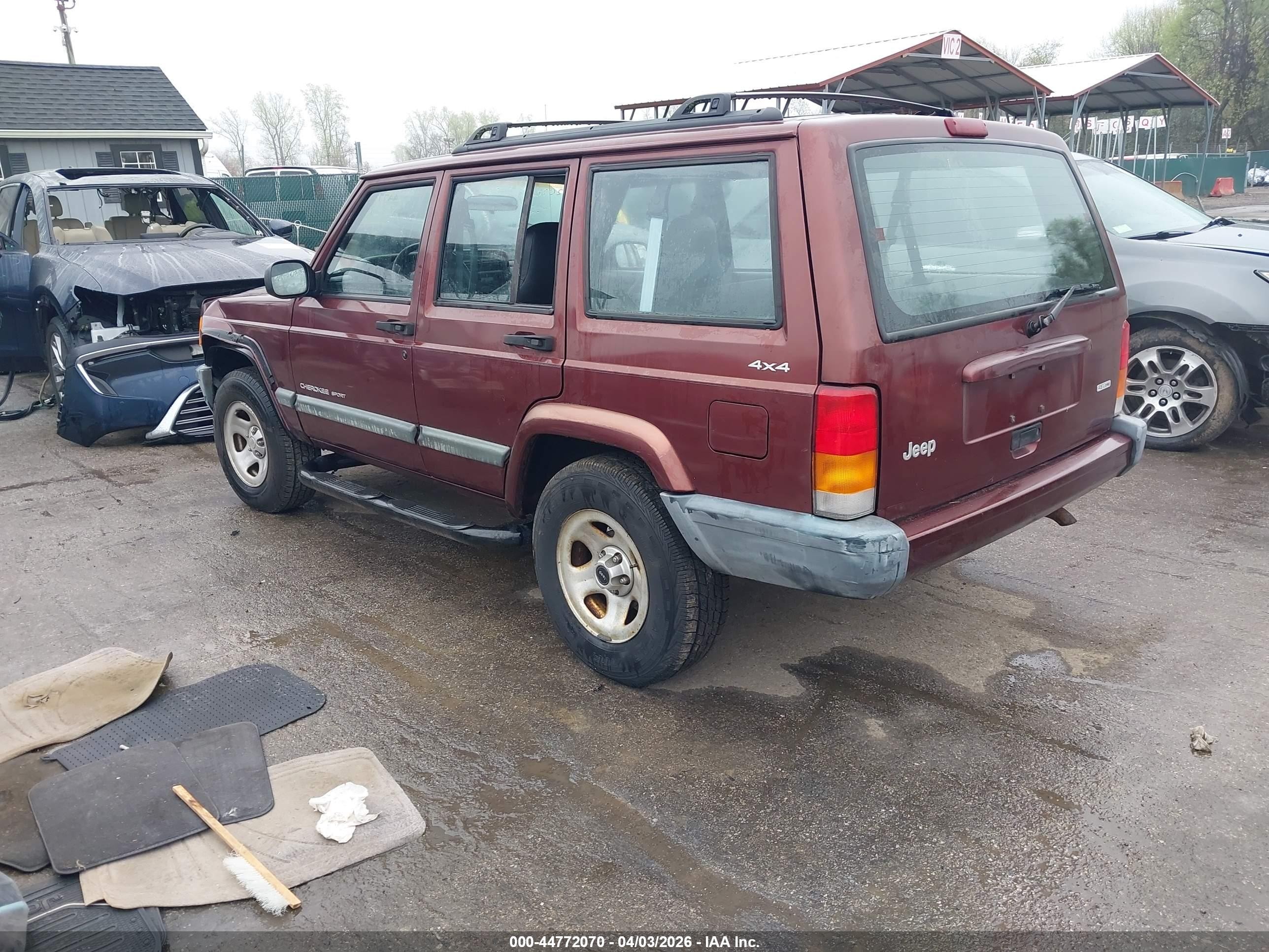 2001 Jeep Cherokee Sport Brown vin: 1J4FF48S71L538369