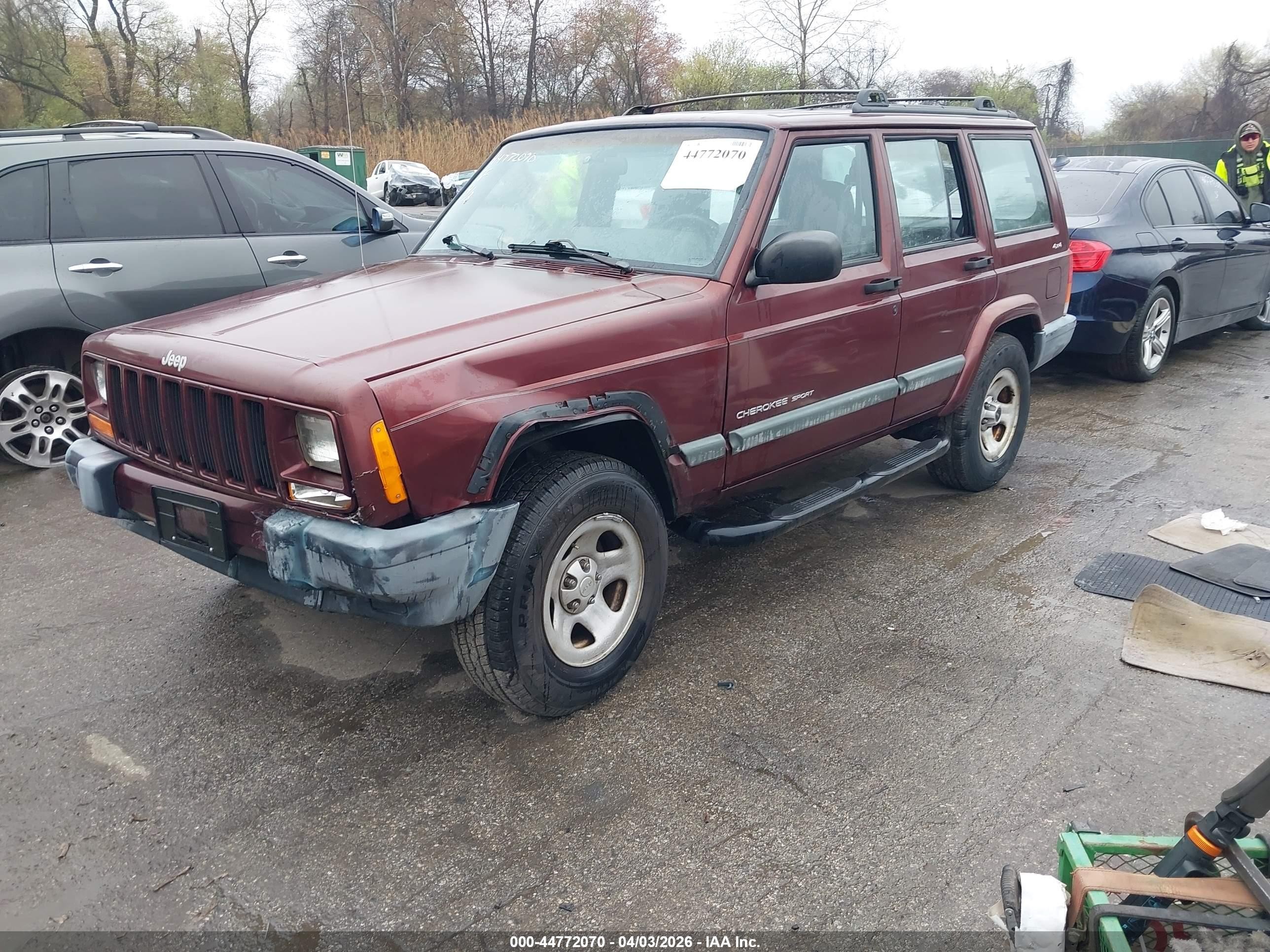 2001 Jeep Cherokee Sport Brown vin: 1J4FF48S71L538369