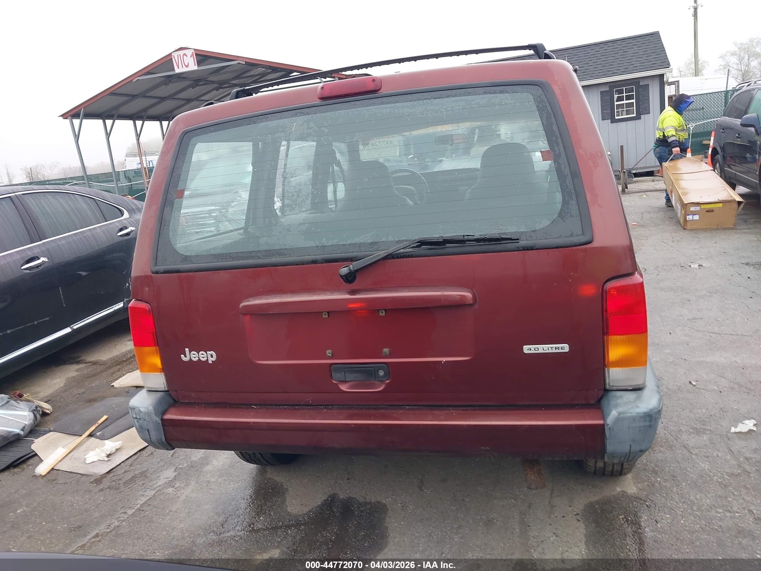 2001 Jeep Cherokee Sport Brown vin: 1J4FF48S71L538369