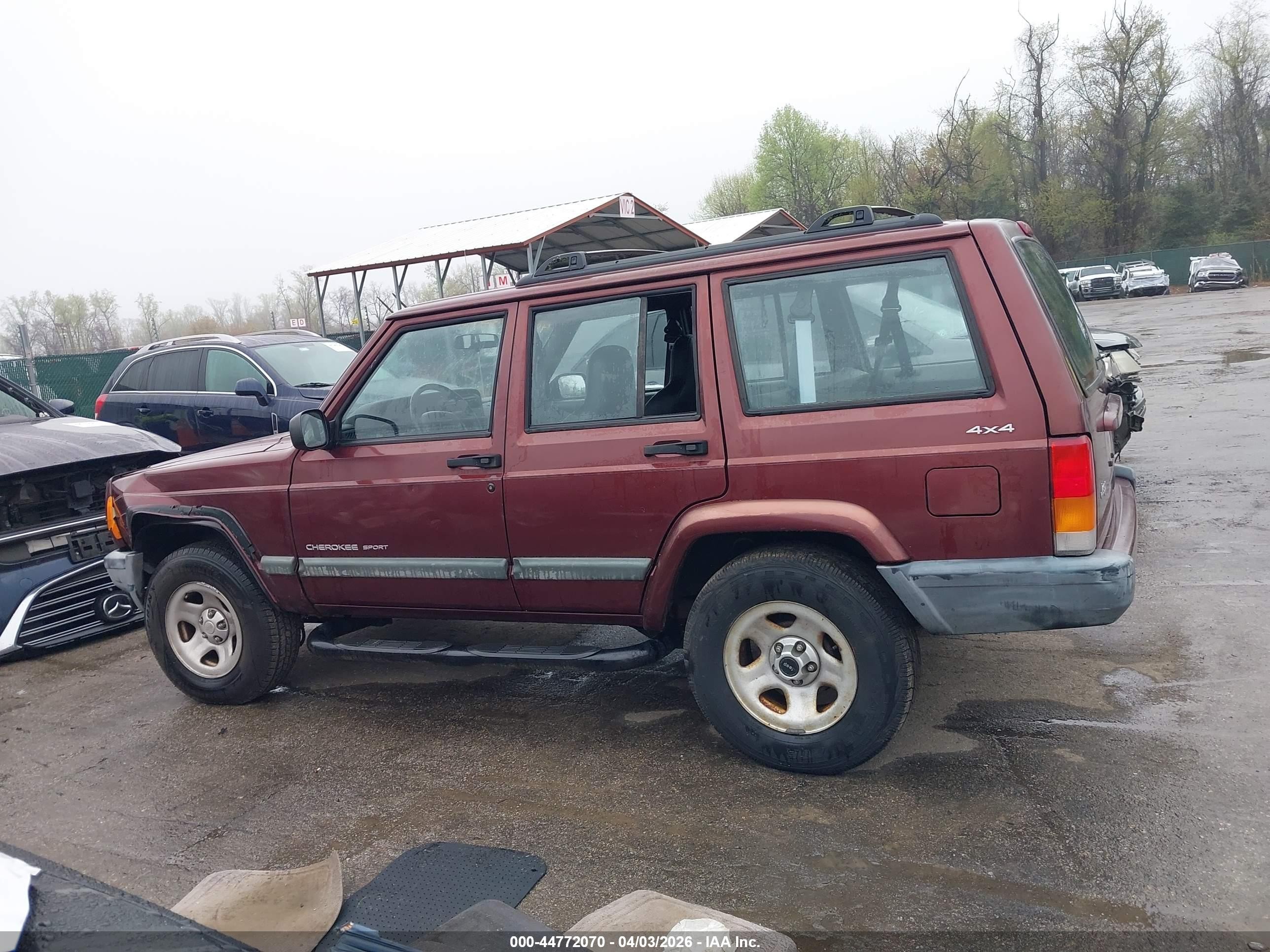 2001 Jeep Cherokee Sport Brown vin: 1J4FF48S71L538369