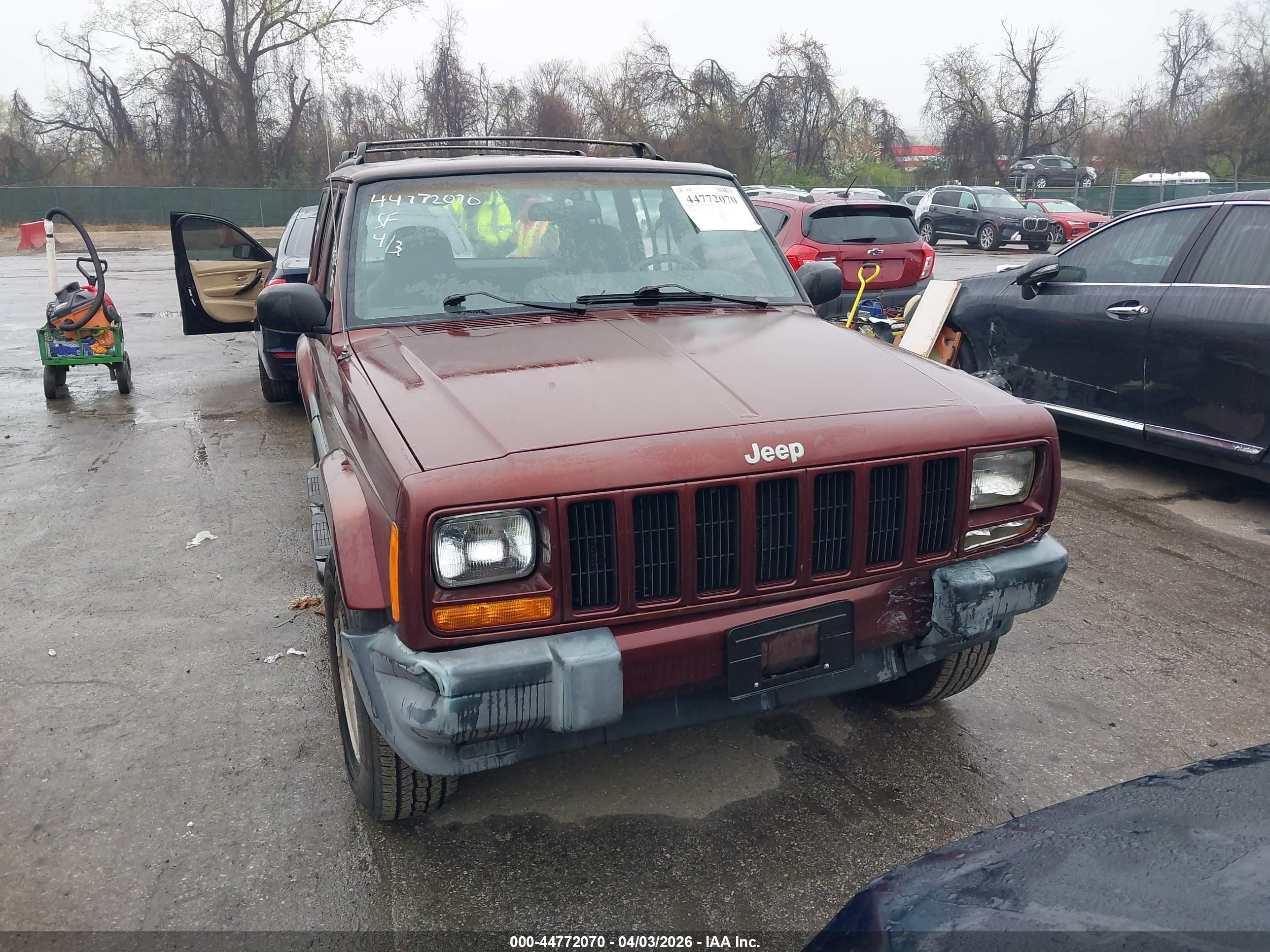 2001 Jeep Cherokee Sport Brown vin: 1J4FF48S71L538369