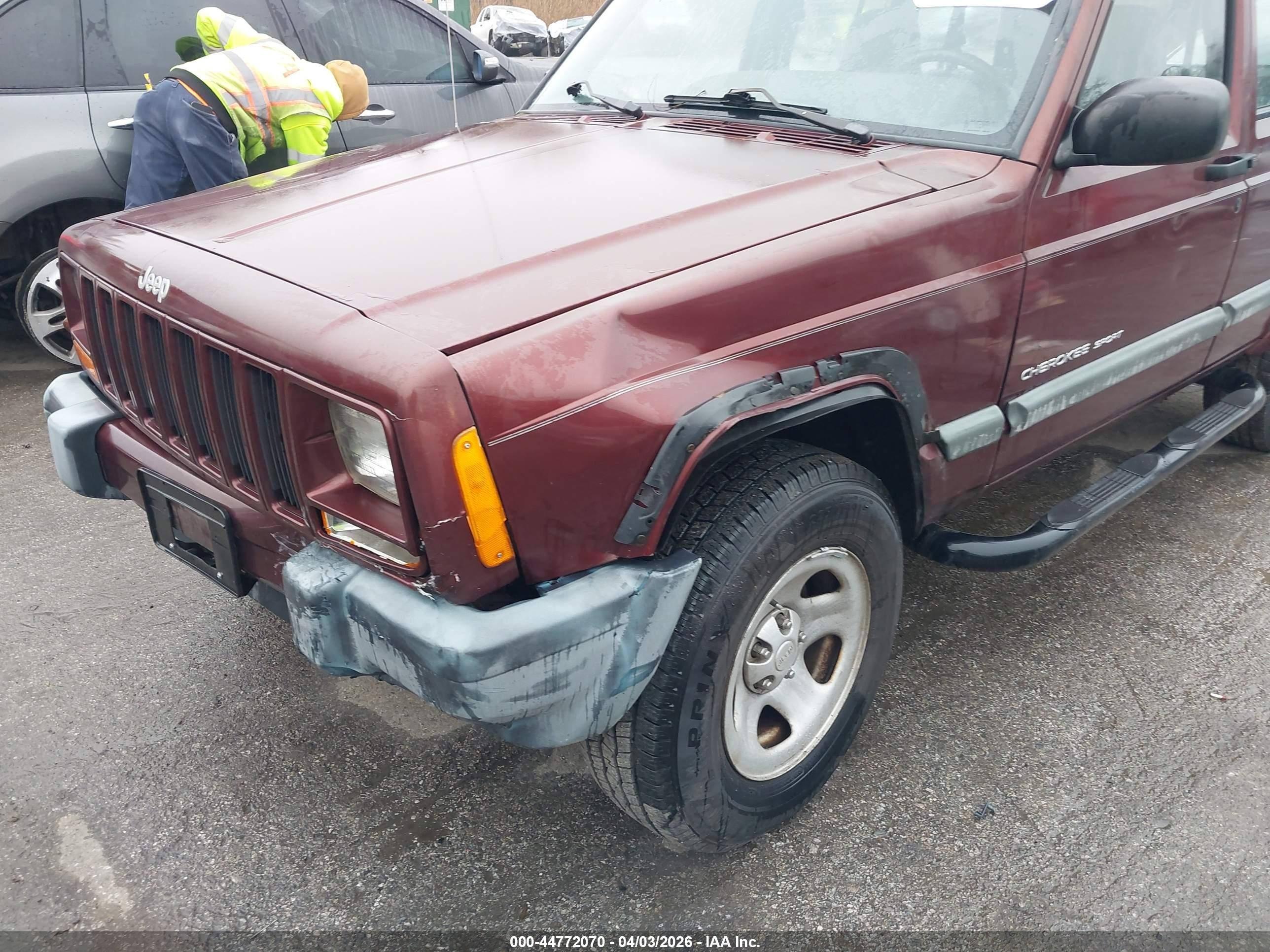 2001 Jeep Cherokee Sport Brown vin: 1J4FF48S71L538369